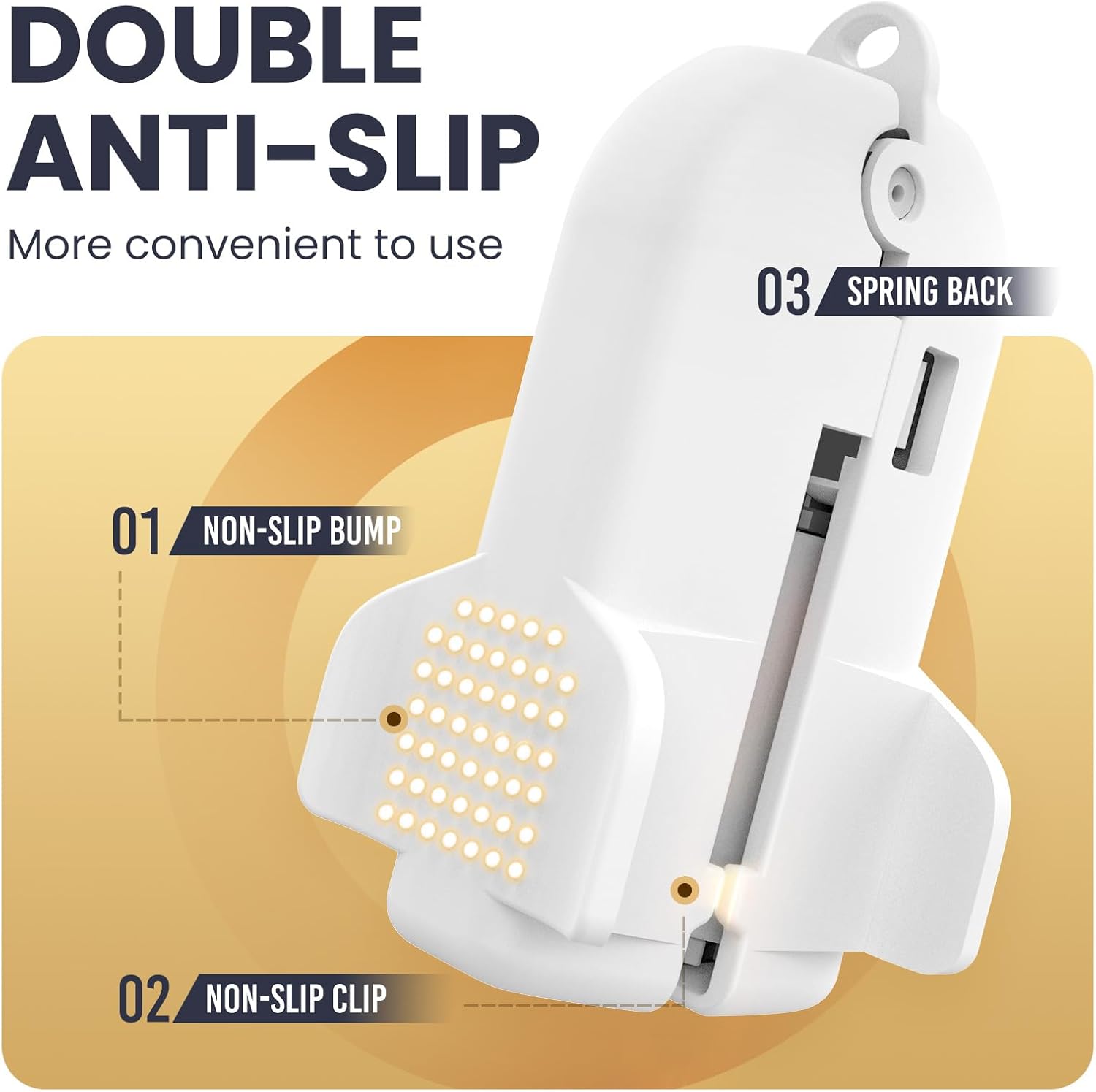 Plastic Heavy Rolling Slide Clip Seal Grip Air Tight Accessories for Vacuum Storage Space Saver Bags - Image 3