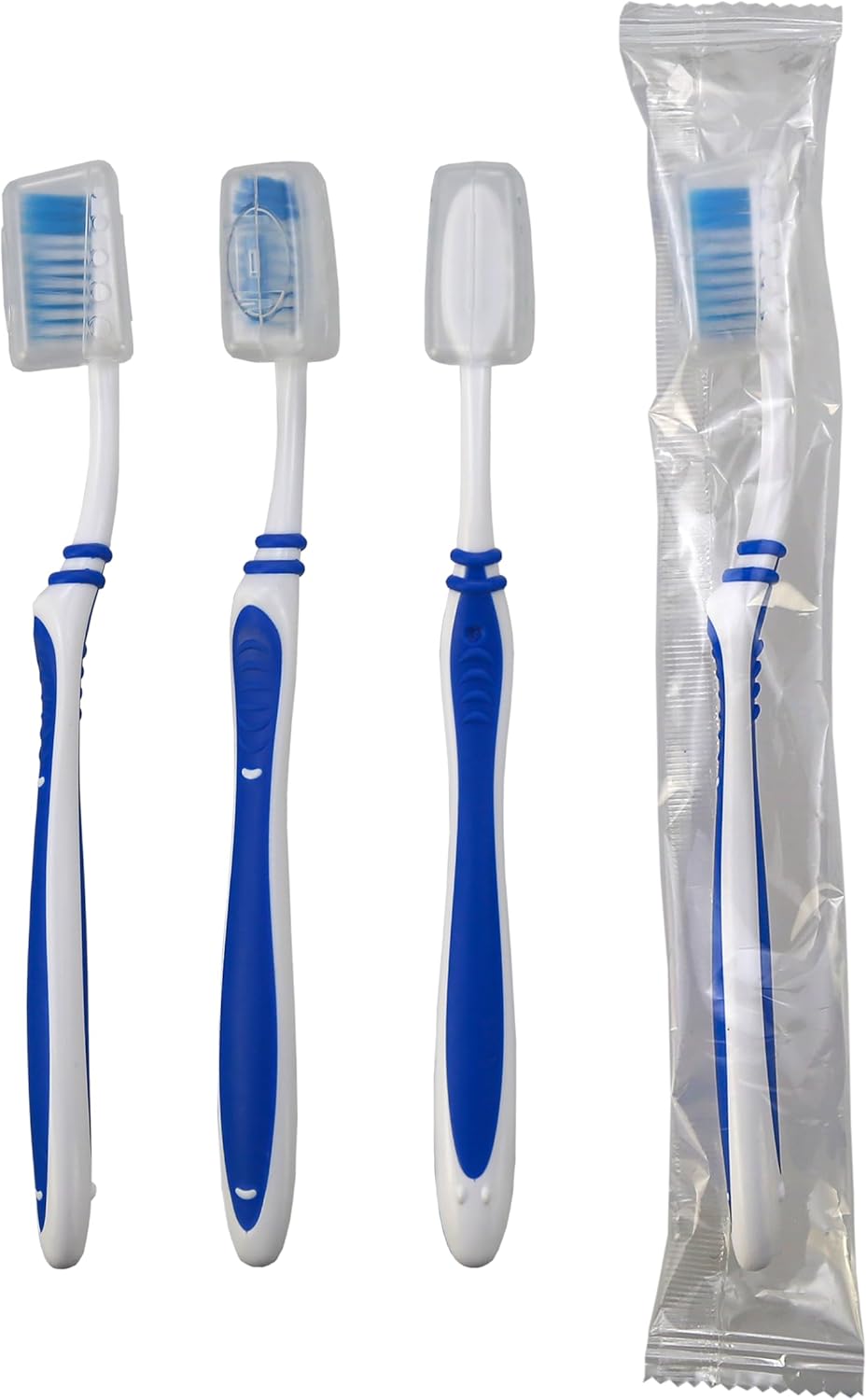 100 Pack Bulk Toothbrush Package with Covers Premium Quality Individually Wrapped Tooth Brushes, Soft Bristle Toothbrushes for Adults & kids, Hygienic Cap Donations, Travel, Hotels, Homeless - Image 8