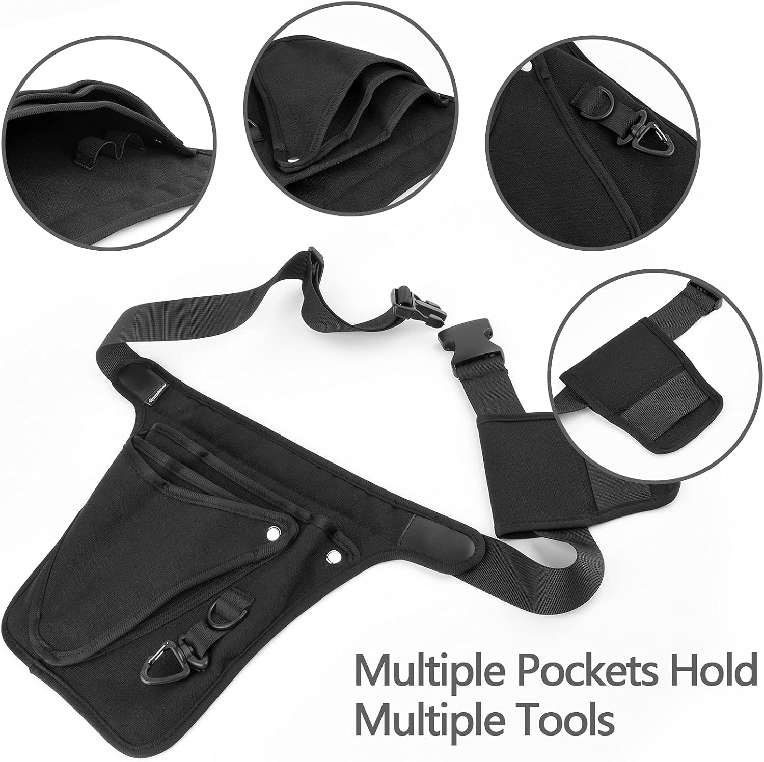 Garden Tool Belt Holster for Women & Men- Womens Adjustable Tool Belt Pouch for Electrician, Carpenter and Construction - LIFETIME Heavy Duty Oxford - Fits from 24