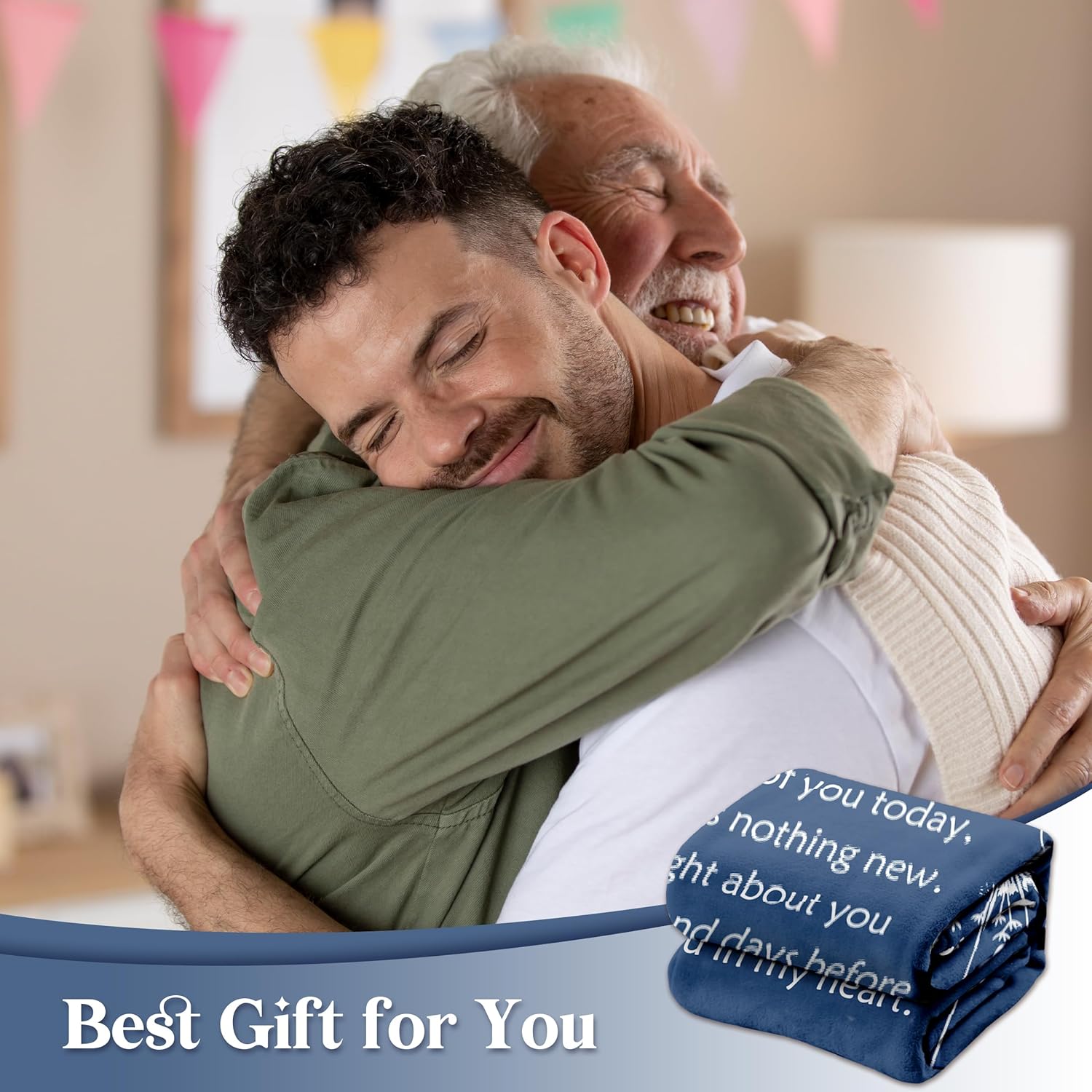 Memorial Bereavement Gifts for Loss of Dad Father, Soft Flannel Memorial Blanket for Loss of Father Sympathy, Remembrance Condolences Sympathy Gifts Idea in Memory of Dad, 50x60 inches - Image 5