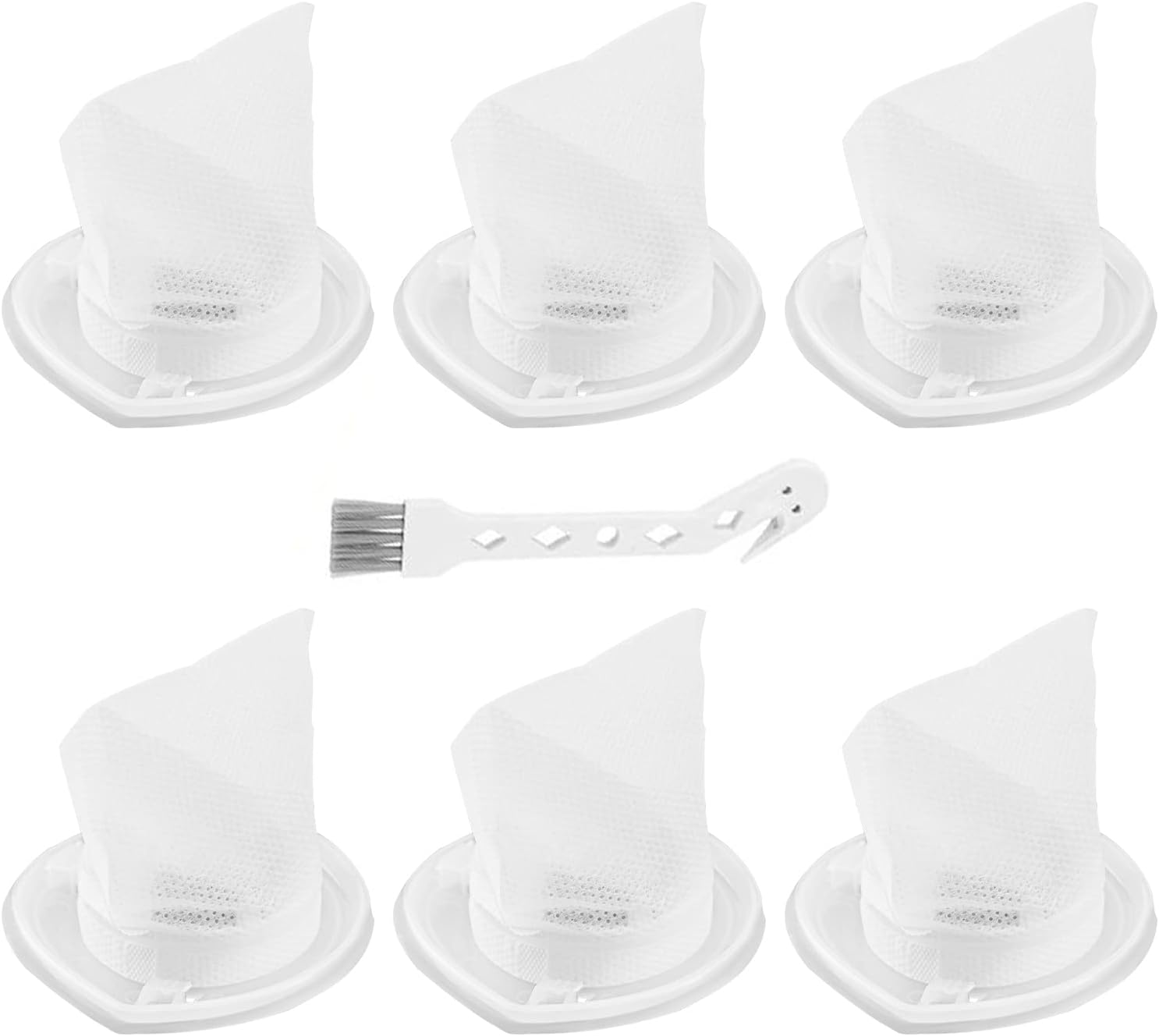 EVF100 Filter Replacement Compatible with Black & Decker Hand Vacuum HNV220B HNV115J HNV215B HNV115B 90590689 Series Cleaners, 6 Pack - Image 1