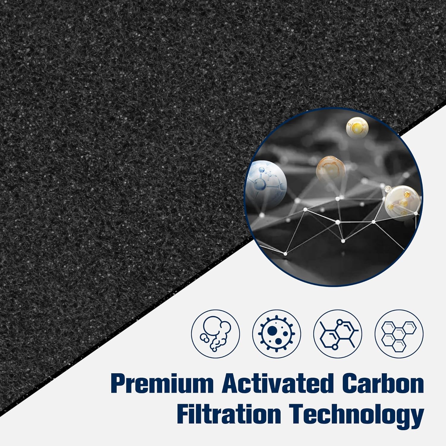 Blue Pure 311 AUTO Filter Replacement for Blue Pure 311 AUTO Air Puri-fier, H13 True HEPA Filter and Activated Carbon Filter Pack of 3 By - Image 4