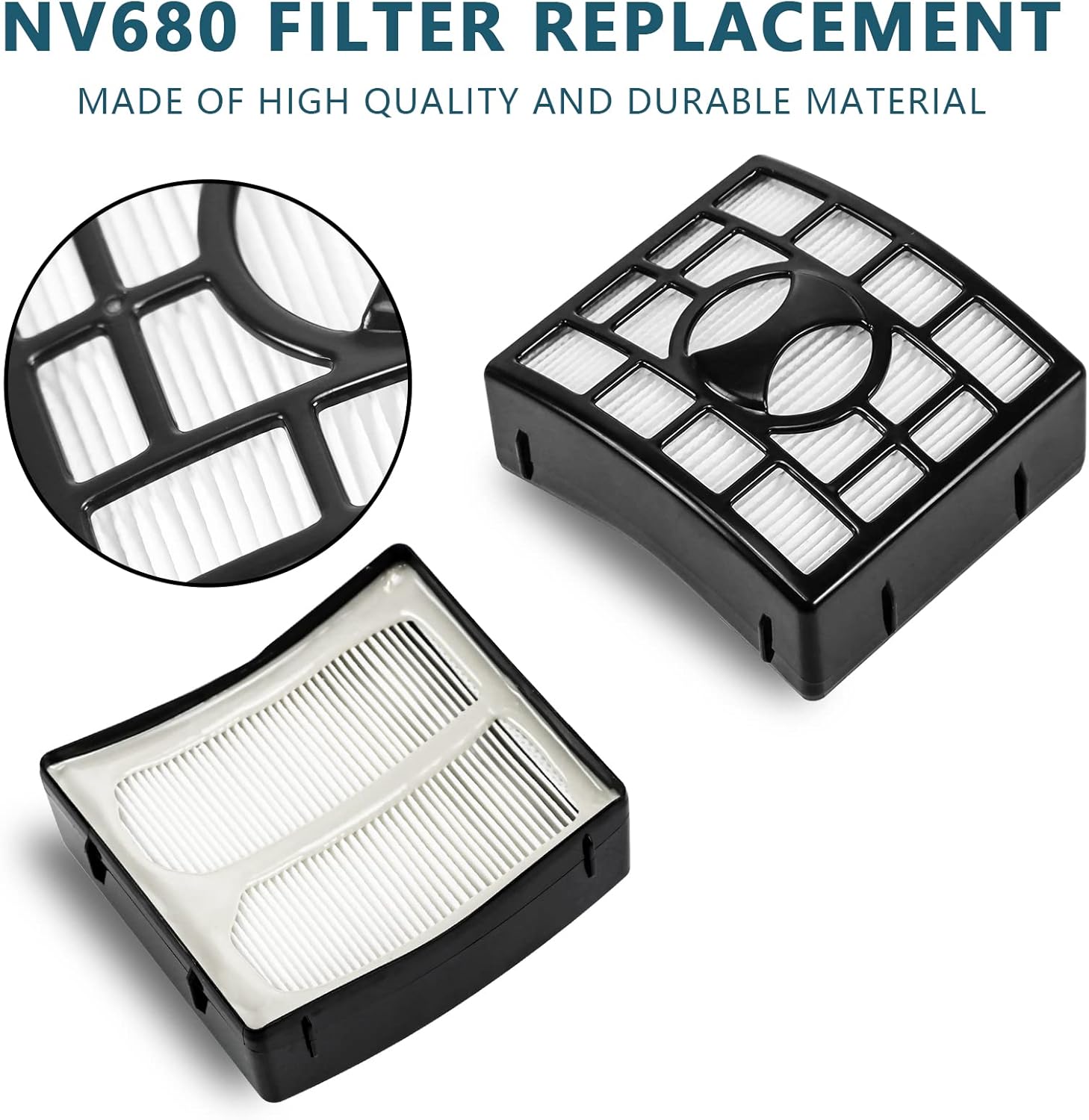 NV680 Filter Shar-k Rotator DuoClean Powered Lift Away Speed Vacuum NV681, NV682, NV683, NV800, NV801, NV803, UV810, Replaces Part XHF680 & XFF680 - Image 5
