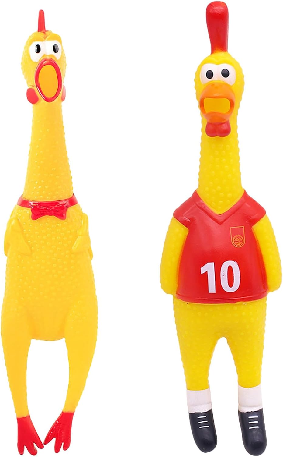 Screaming Chicken & Squeaky Chicken Dog Toy – Two Hilarious Prank Toys for Fun, Stress Relief & Play - Image 1