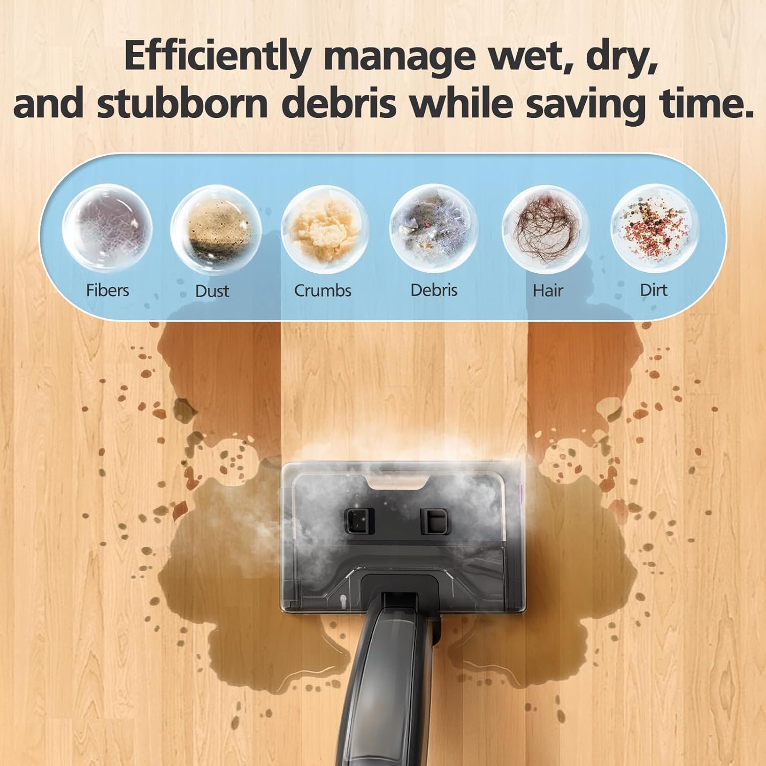 SD201 Brush Roller Shark Mop: Compatible with Shark Steam Pickup 3-in-1 Steam Mop SD200 SD201C SD201Q SD205 Models - Roll Brush 1 Cleaning Tool Replacement Parts Accessories Kit for Months 3 Pack - Image 6