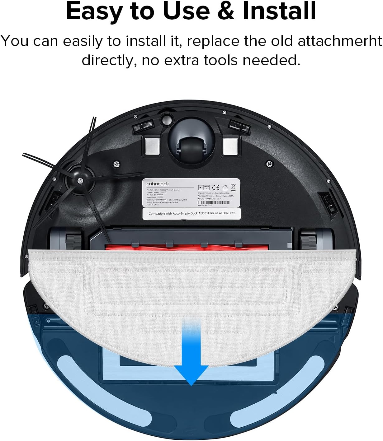 Mop Cloth for S8+ & S8 & S7 MaxV Robot Vacuum (2 Pcs) - Image 5