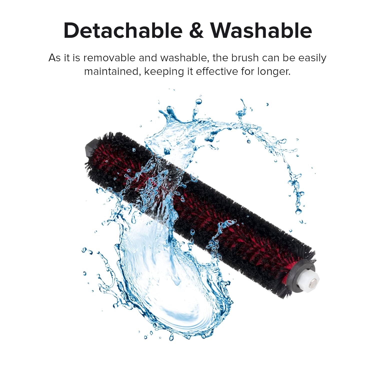 High-Speed Cleaning Brush for Saros 10/S8 MaxV Ultra/S8 Max Ultra/S8 Pro Ultra/S7 Max Ultra/S7 MaxV Ultra for Mop Washing and Dock Self-Cleaning (2pcs Included), Robot Vacuum Accessories - Image 5