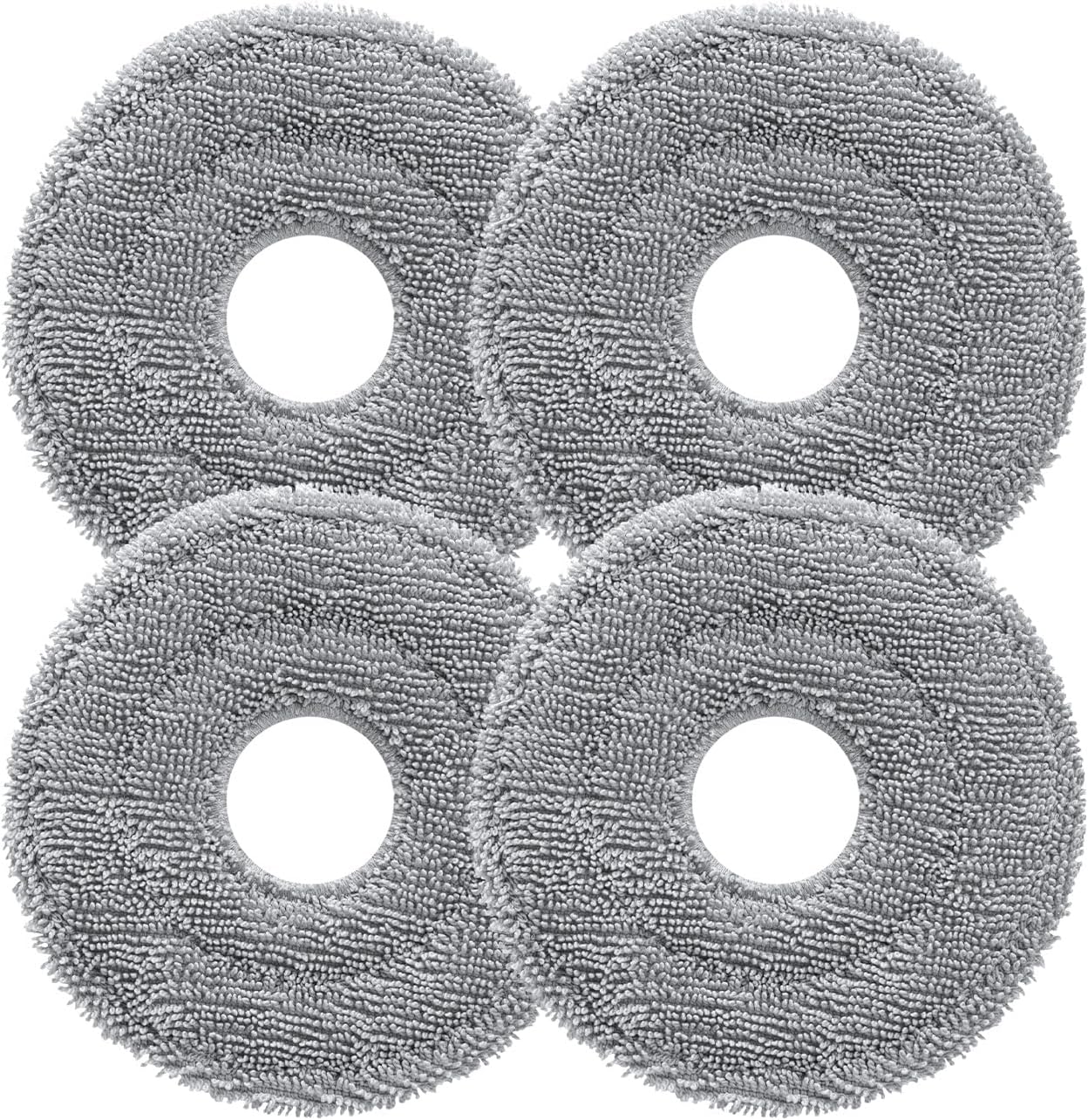 Rotating Mop Cloth for Saros 10R & Saros Z70 Robot Vacuum Cleaner, 4PCS High-Absorbency Microfiber, 200 RPM Spinning Speed, 30 Water Flow Levels - Image 1