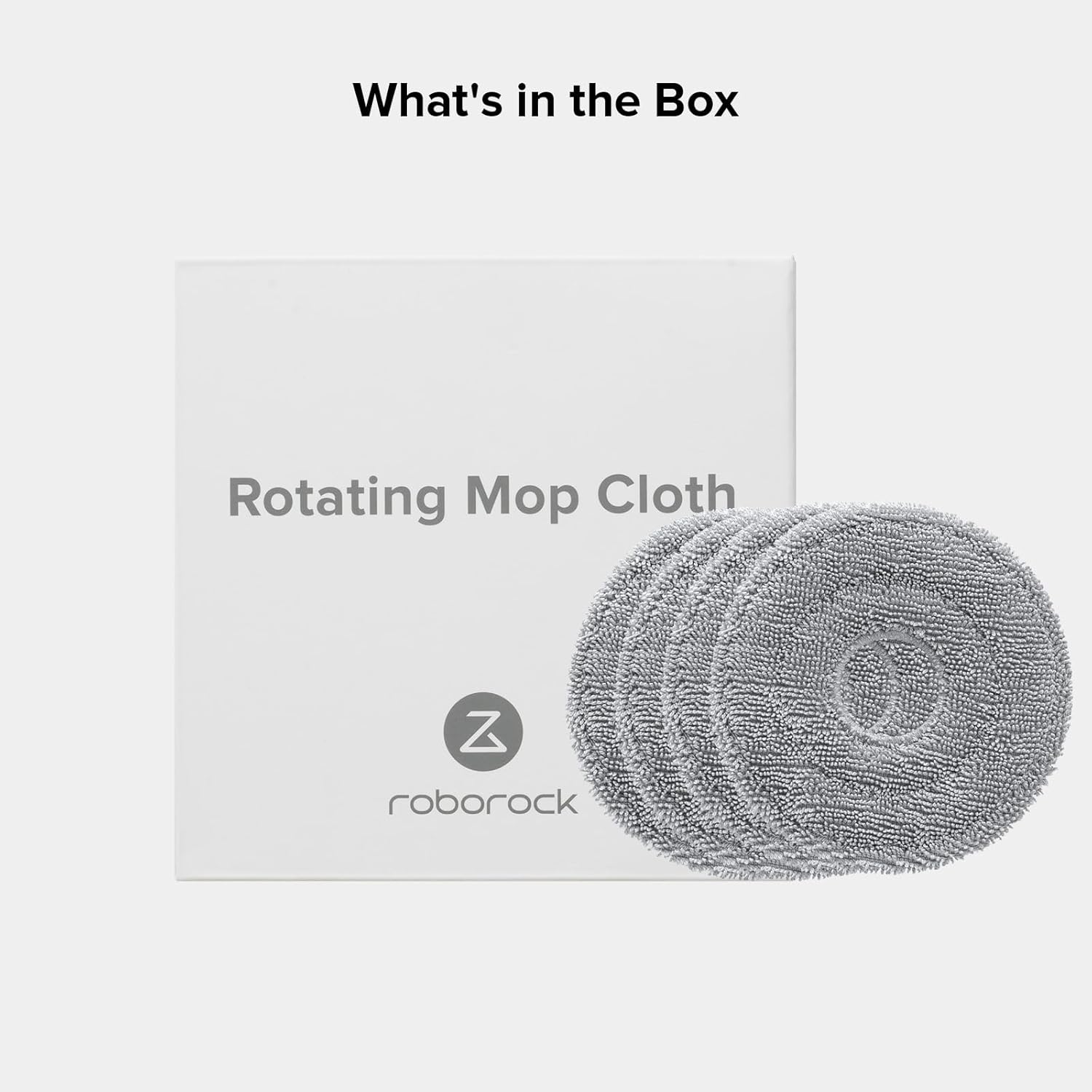 Rotating Mop Cloth for Saros 10R & Saros Z70 Robot Vacuum Cleaner, 4PCS High-Absorbency Microfiber, 200 RPM Spinning Speed, 30 Water Flow Levels - Image 6