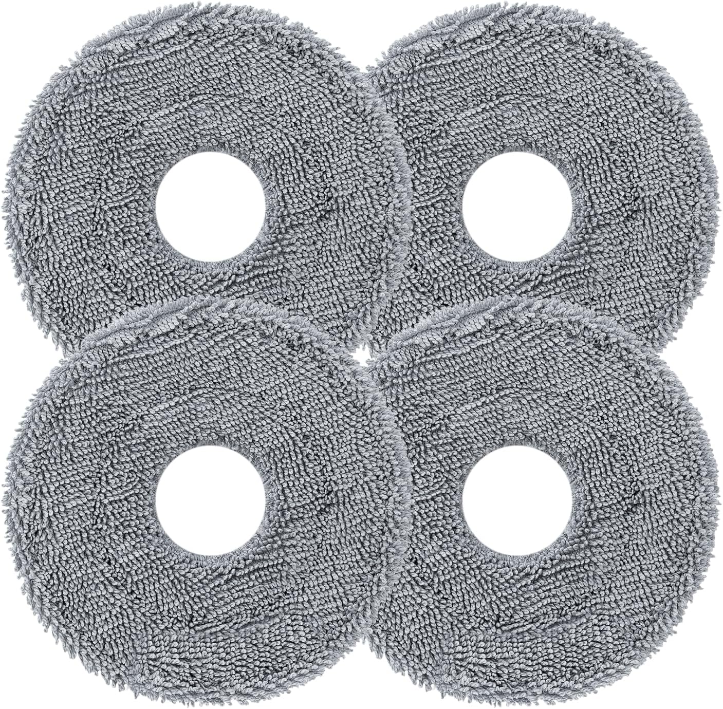 Rotating Mop Cloths for Saros 20 (4-Pack), 200 RPM Scrubbing, 30-Level Water Adjustment, Compatible with 212℉ Auto Wash & 131°F Drying, Reusable Mop Pads for Hardwood Tile Marble Carpet - Image 1