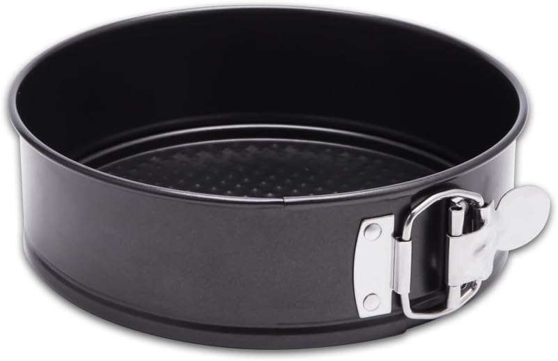 9 Inch Non-stick Cheesecake Pan Springform Pan with Removable Bottom/Leakproof - Black - Image 1