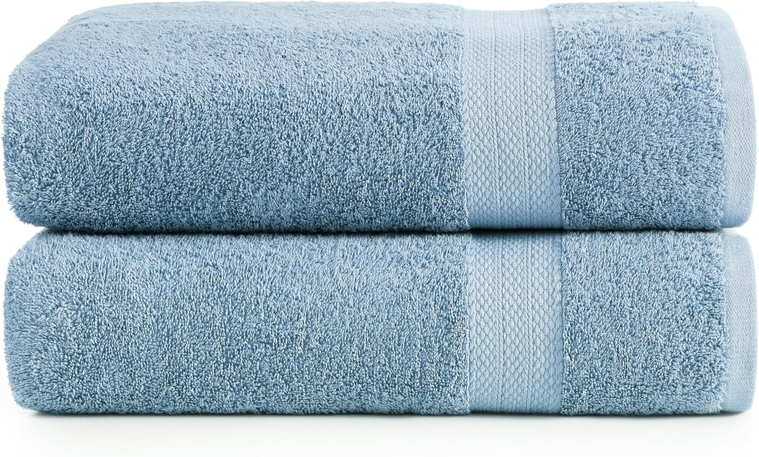Bath Sheets Bathroom Towel Set- 2 Pack 100% Cotton Extra Large Bath Towels, Oversized Bath Towels, Luxury Bath Towels Large Bathroom Set, Shower Towels Bath Towel Sets for Bathroom, 35x66 - Allure - Image 1