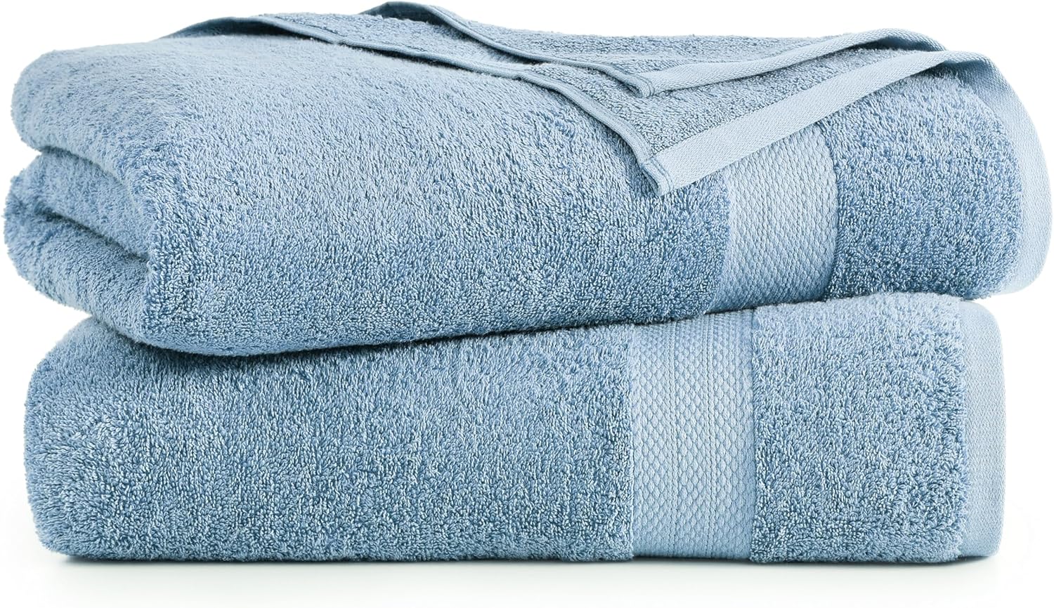 Bath Sheets Bathroom Towel Set- 2 Pack 100% Cotton Extra Large Bath Towels, Oversized Bath Towels, Luxury Bath Towels Large Bathroom Set, Shower Towels Bath Towel Sets for Bathroom, 35x66 - Allure - Image 2