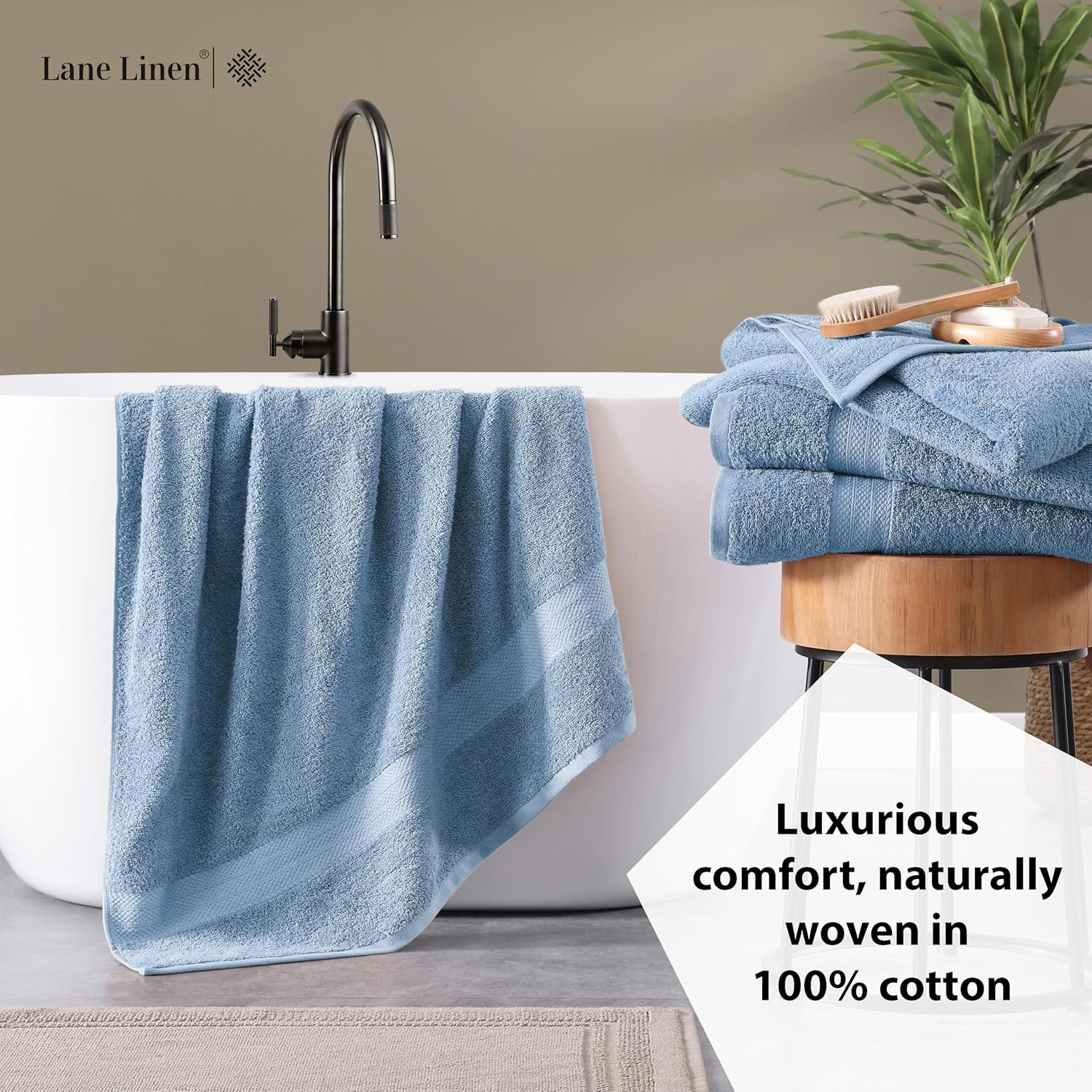 Bath Sheets Bathroom Towel Set- 2 Pack 100% Cotton Extra Large Bath Towels, Oversized Bath Towels, Luxury Bath Towels Large Bathroom Set, Shower Towels Bath Towel Sets for Bathroom, 35x66 - Allure - Image 4