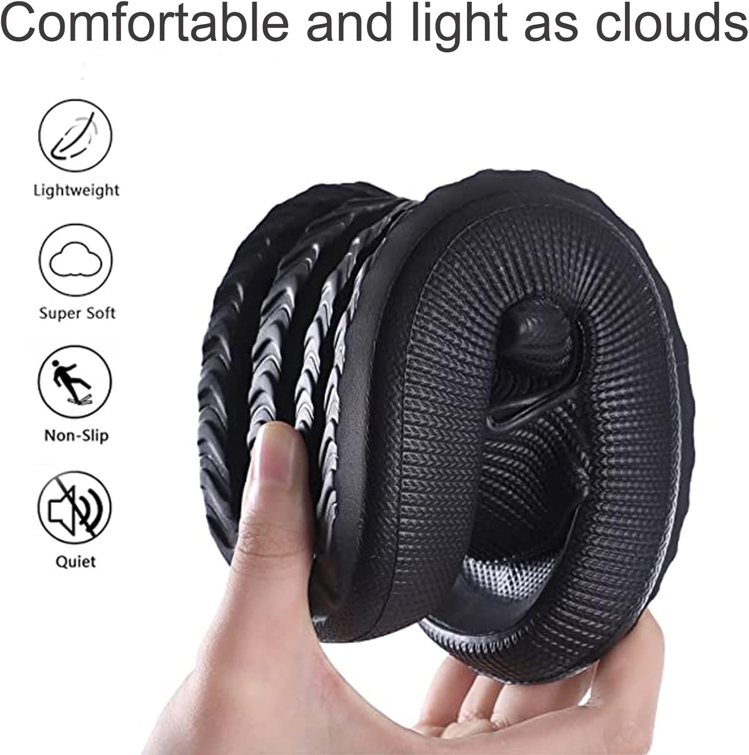 Pillow Slides Slippers for Women Men Cloud Slides Cloud Ultra-Soft Slippers Anti-Slip Open Toe House Slippers Unisex Bathroom Shower Pool Slides Comfortable Message Foam Summer Sandals Slippers - Image 3