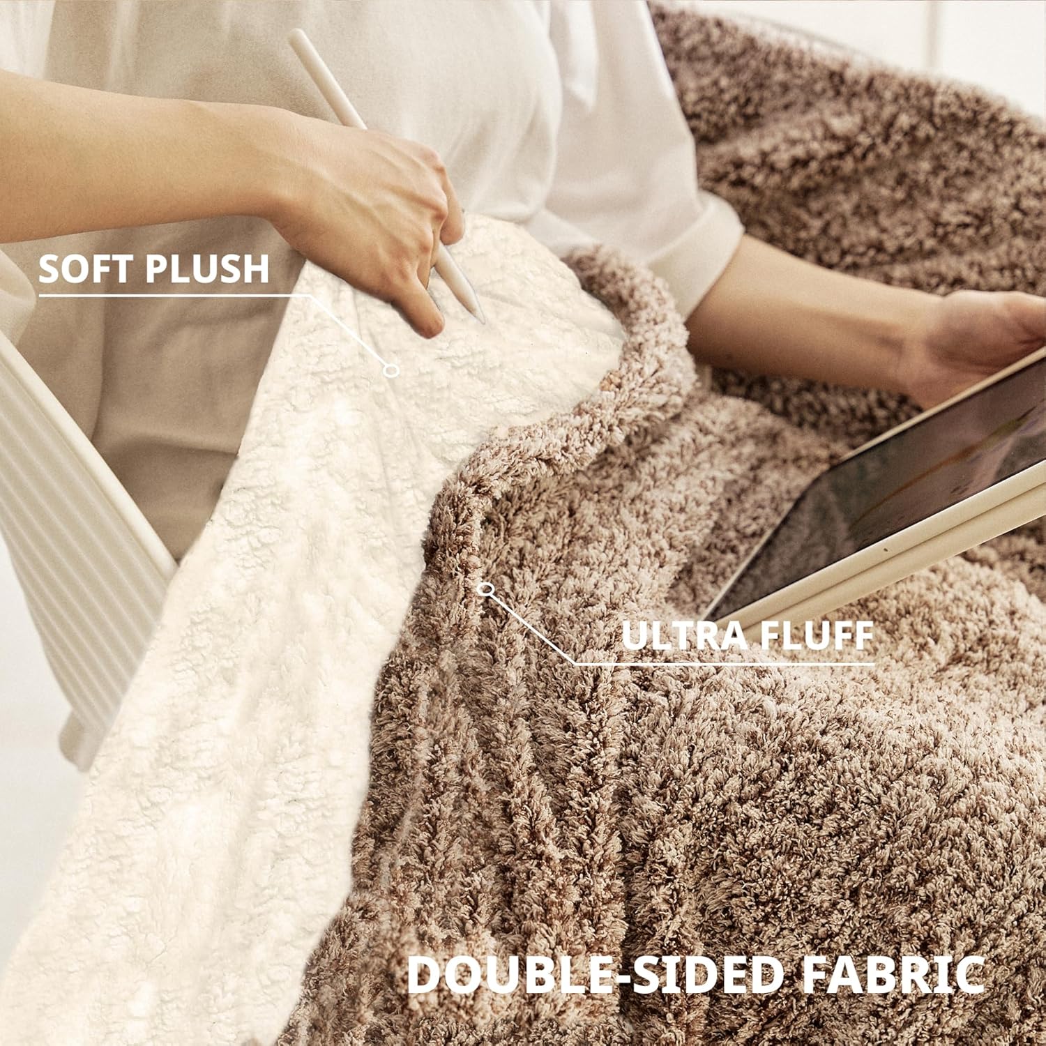 Heated Blanket Electric Throw 50