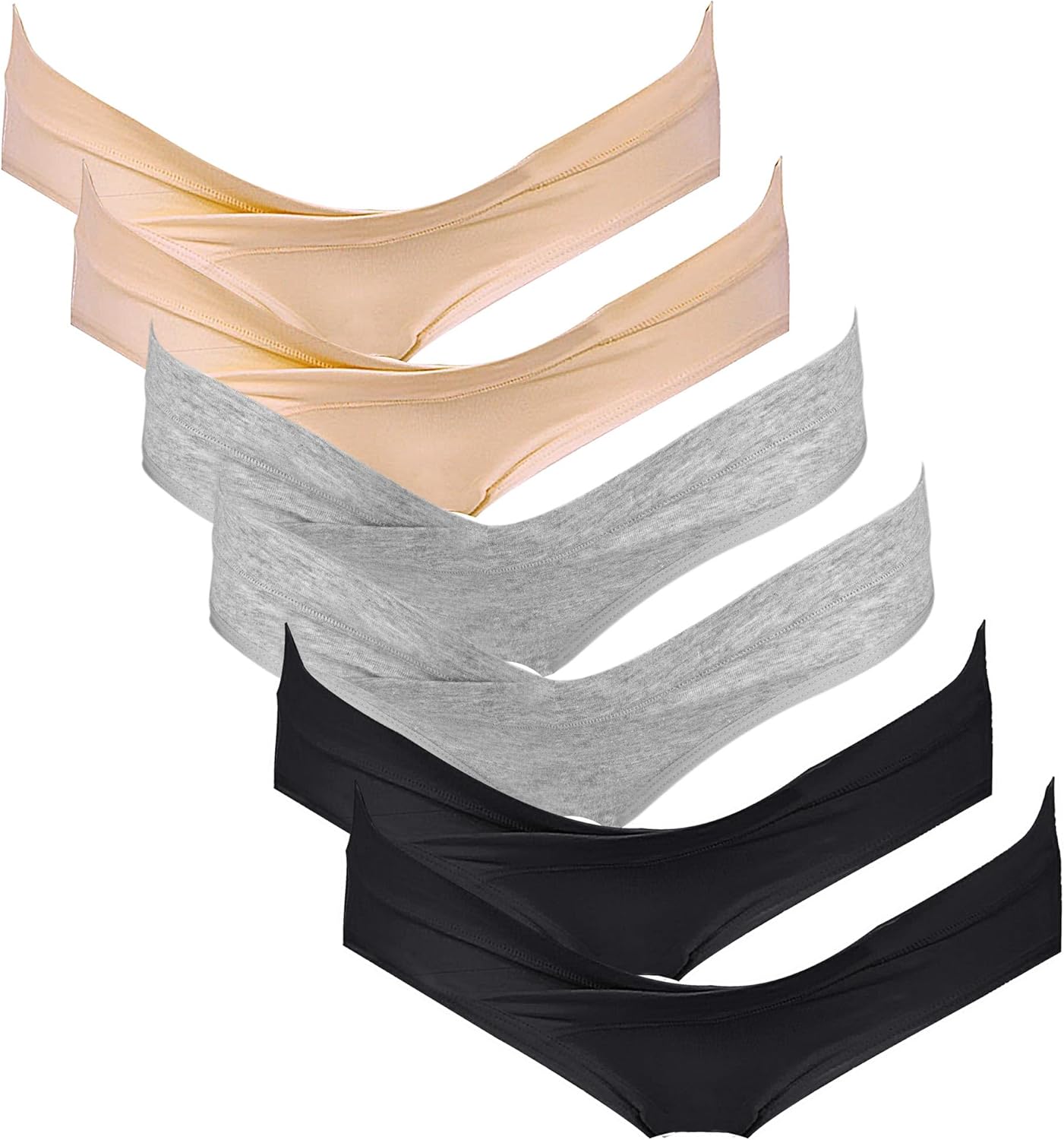 Cotton Maternity Underwear Under Bump Women Pregnancy Bikini Panties - Image 1