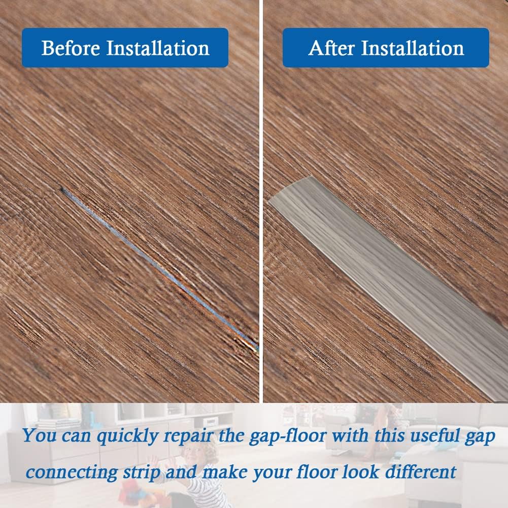 Floor Transition Strip Self Adhesive Floor Cover Strips Laminate 2