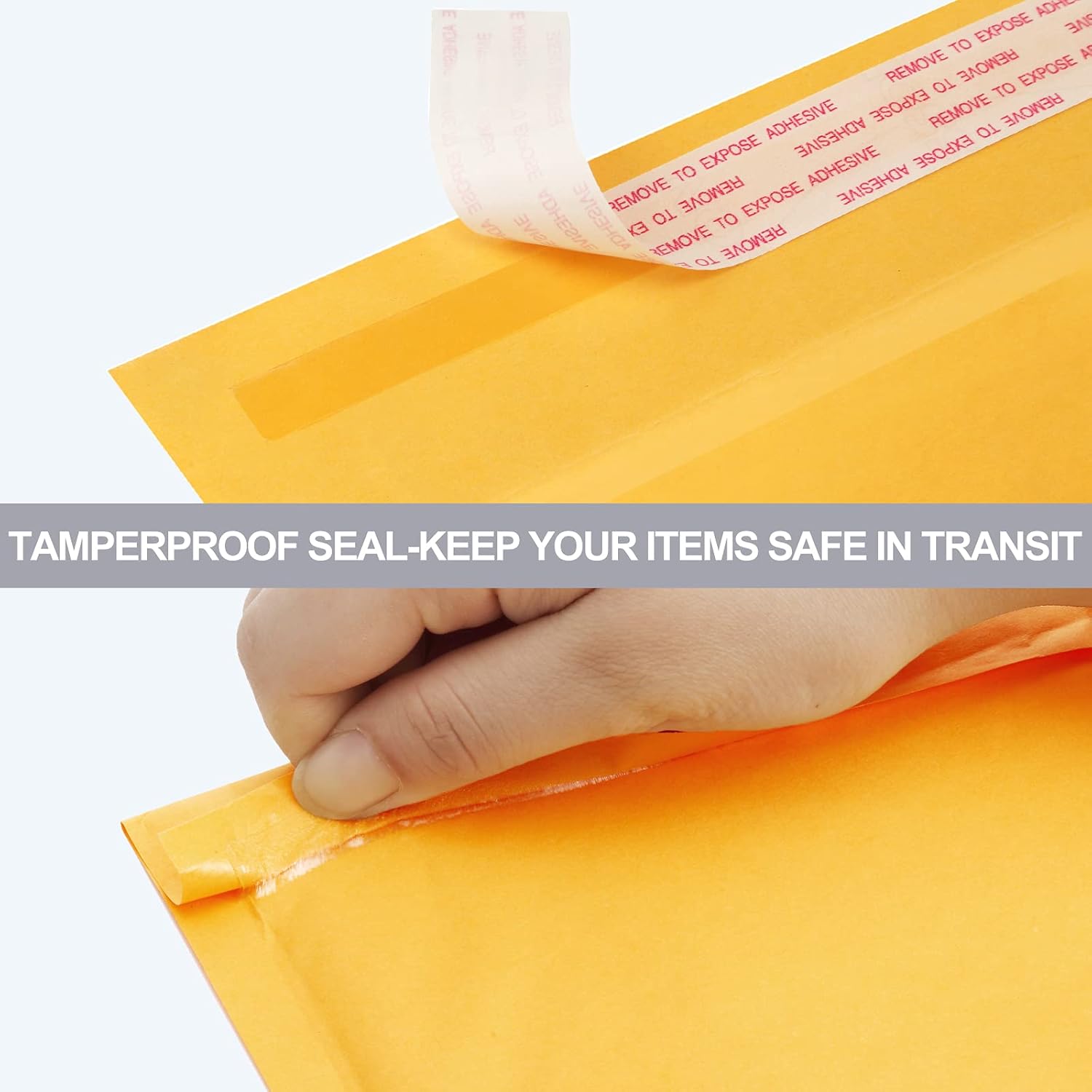 Kraft Bubble Mailers 4x8 Inch 50 Pack Yellow Padded Envelopes #000 Small Business Mailing Packages Self Sealing Tear Resistant Boutique Bulk Mail Shipping Bags Bubble Mailers - Image 3