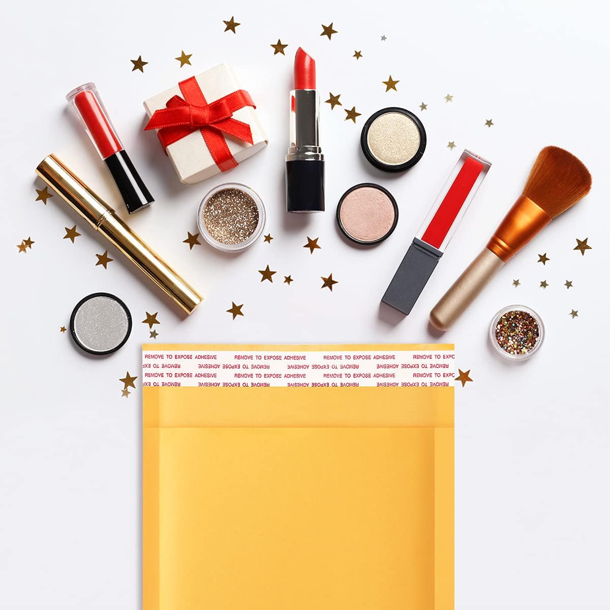 Kraft Bubble Mailers 4x8 Inch 50 Pack Yellow Padded Envelopes #000 Small Business Mailing Packages Self Sealing Tear Resistant Boutique Bulk Mail Shipping Bags Bubble Mailers - Image 4