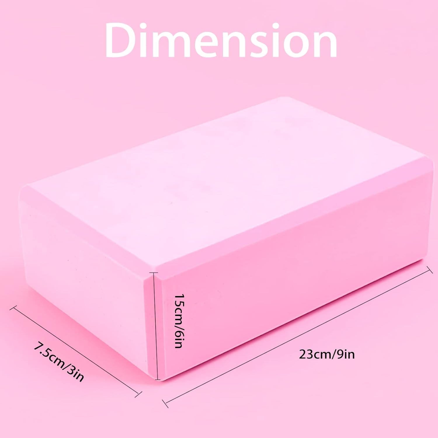 ™ Yoga Block (Set of 2) LxWxH :9