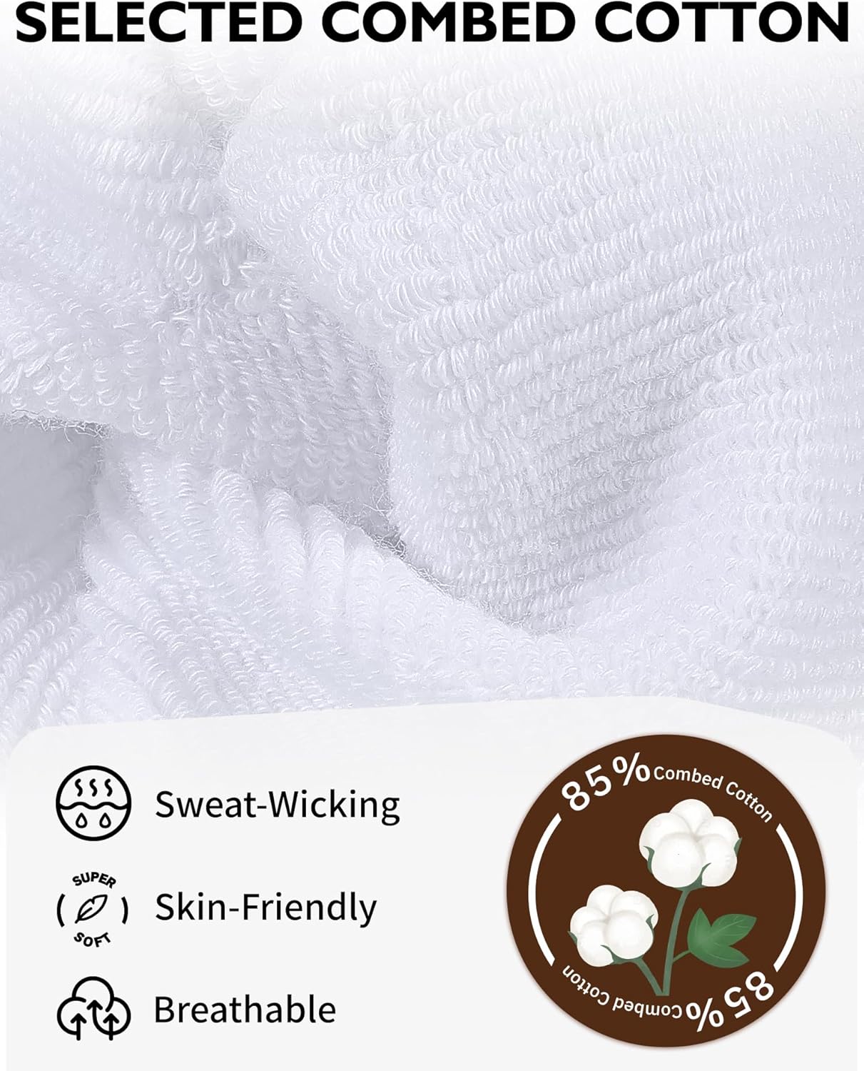 Womens Slouch Crew Socks Retro Cozy Scrunch Design Cotton Slouchy Socks Casual Comfort 3 Pairs - Image 5