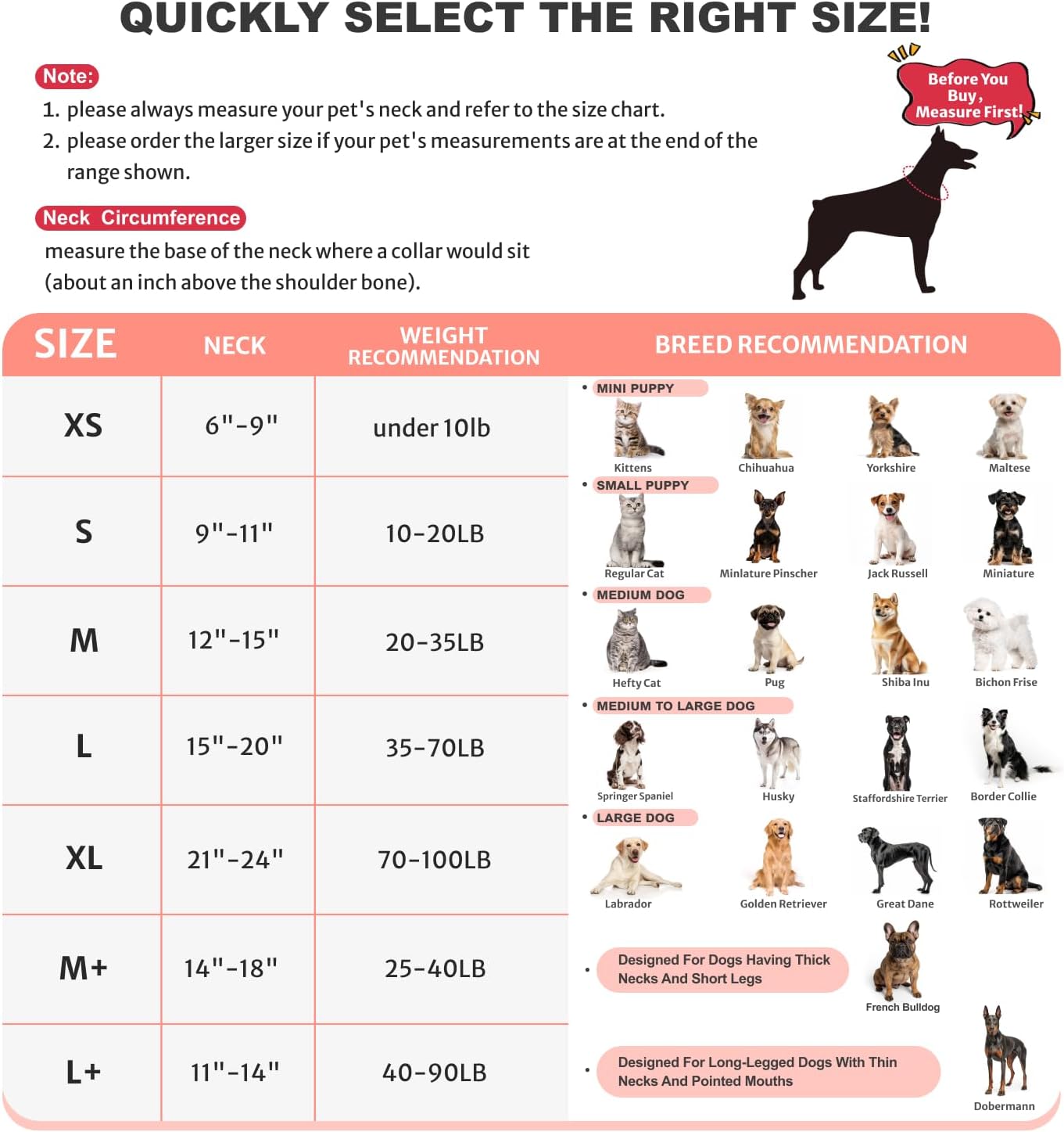 Inflatable Dog Collar Recovery Cone for Medium Waterproof Elizabethan Pillow Blow Up Pet Cone Collar Surgery Donut Convalescence Stop Licking Pulling Post Operative Anti Itch - Image 7