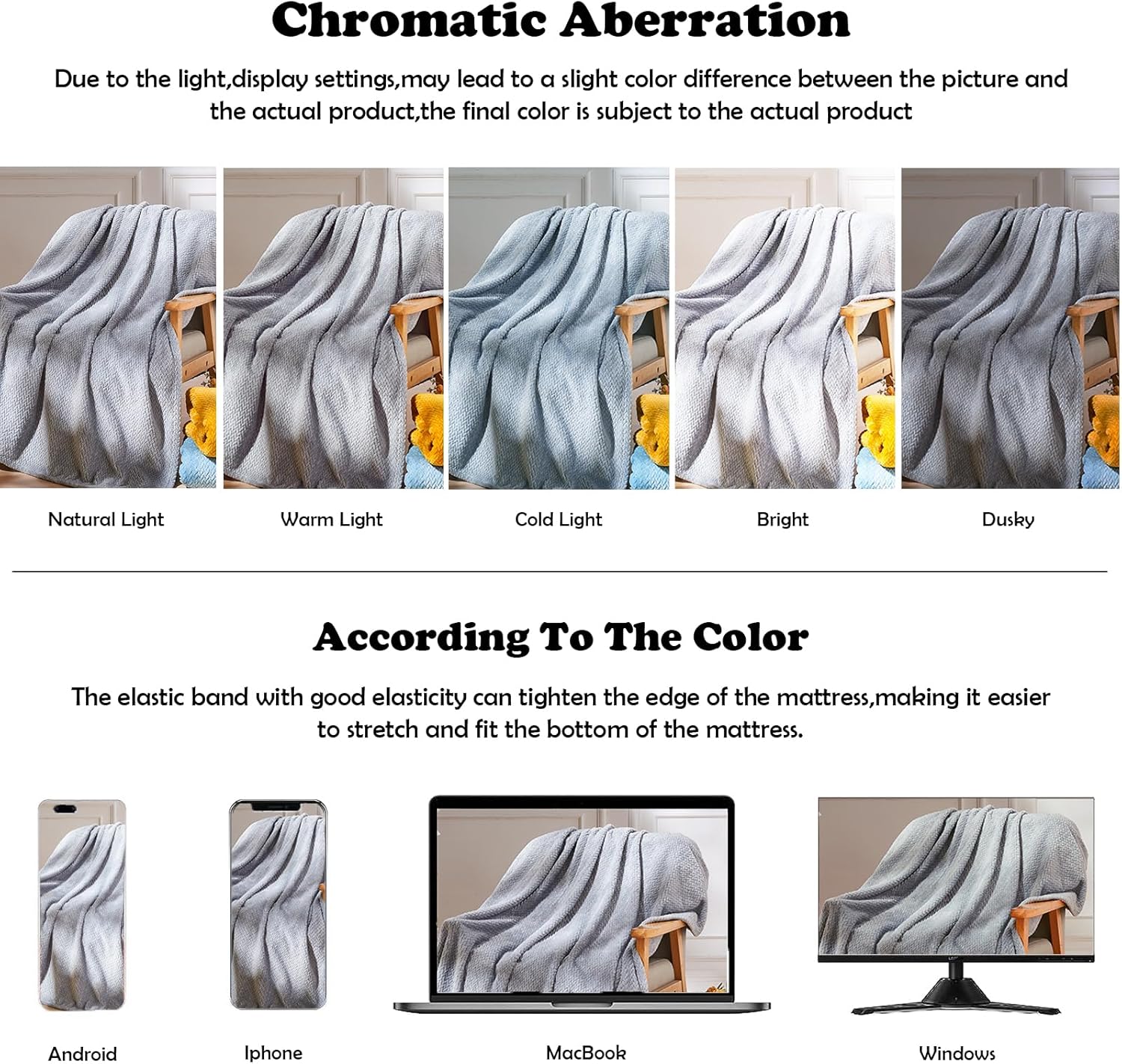 Super Soft Throw Size Blanket Grey Premium Silky Flannel Fleece Leaves Pattern Lightweight Bed Blanket All Season Use (Grey, Throw(50