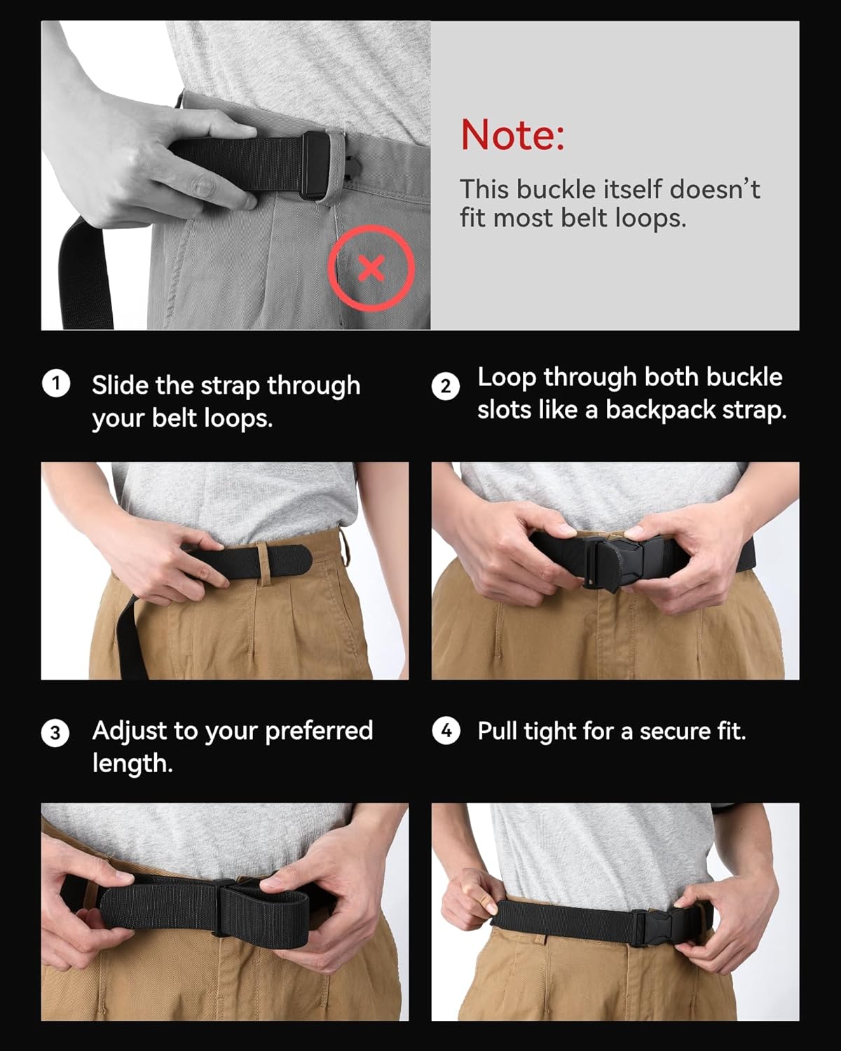 Tactical Belt Men - 1.5
