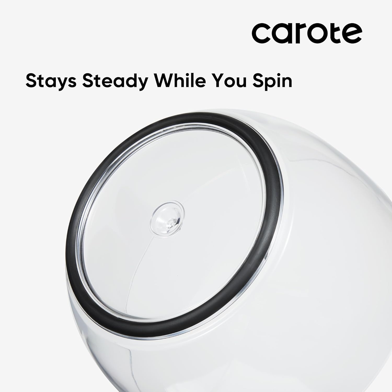 6.4 Qt Salad Spinner Large Lettuce Spinner Plastic Vegetable Fruit Washer, Vegetable Cleaner Salad Cleaner Lettuce Washer, Non-Slip Base, BPA-Free - Image 4