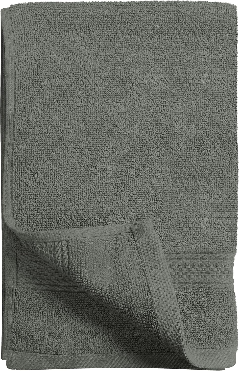 6 Pack Premium Hand Towels, 16 by 28 inches, 100% Ring Spun Cotton, Soft and Absorbent 600 GSM Towels for Bathroom, Gym, and Hotel, Grey - Image 4