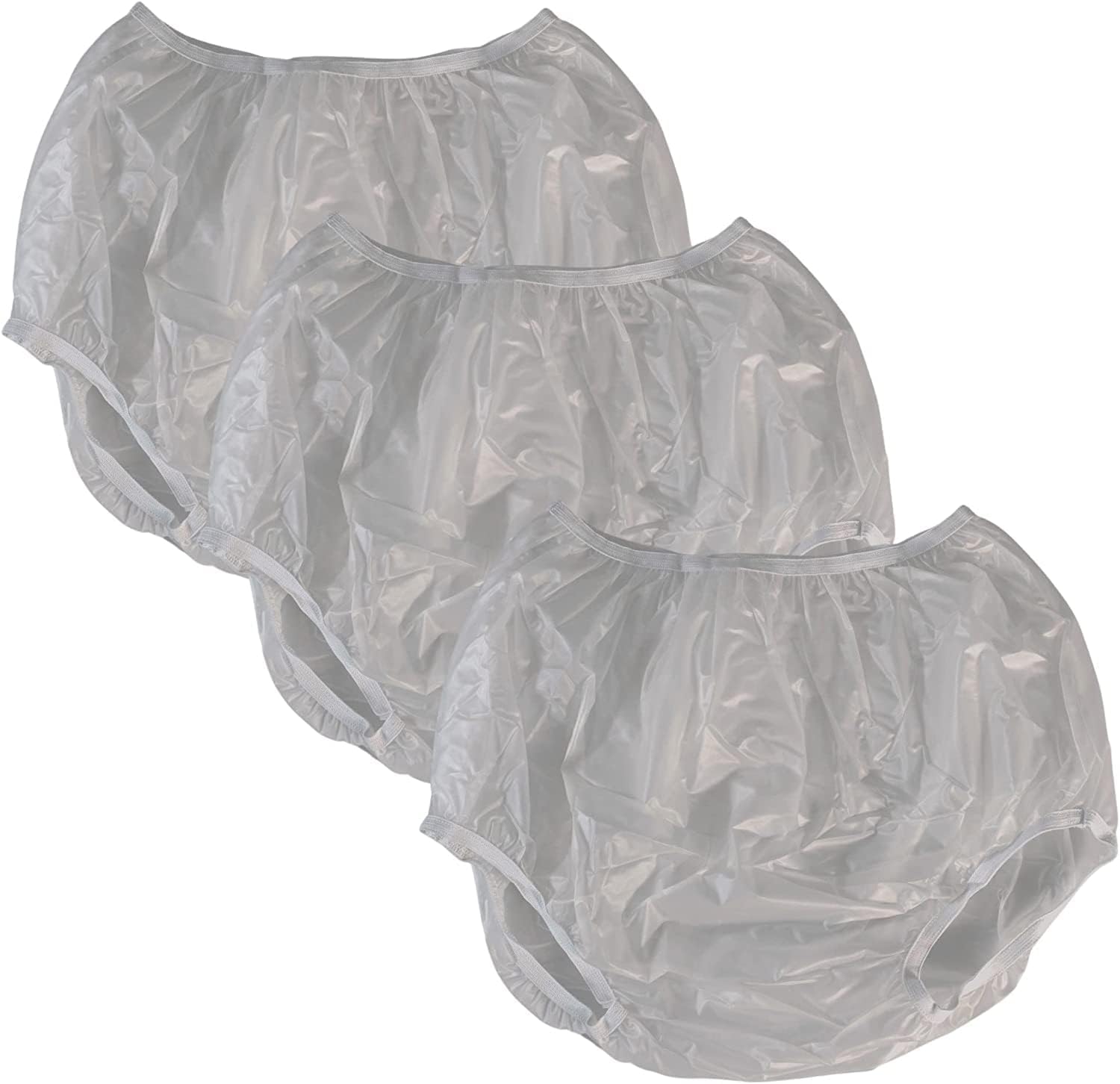 Adult Vinyl Waterproof Pull-On Diaper Cover Incontinence Pants – Oversized Underwear Protection with Added Leak Resistance, Worn Over Diapers or Briefs - Image 1
