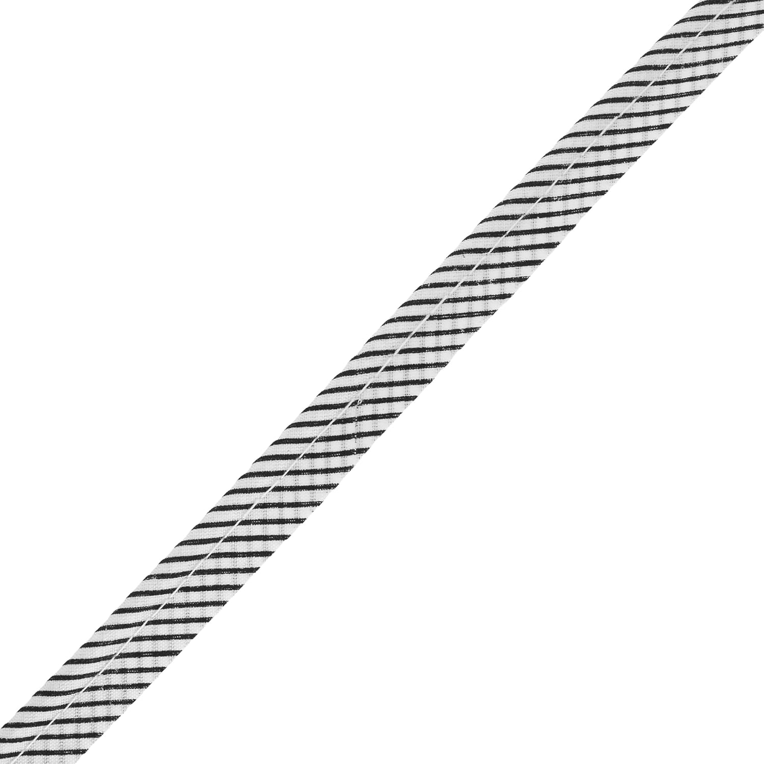 Black White Plaid Maxi Piping Bias Tape with Welting Cord - 1/2 Inch Upholstery Piping Trim for Sewing, Cushions, Slipcovers, and DIY Decor - 55 Yards Lip Cord Trim - Image 3