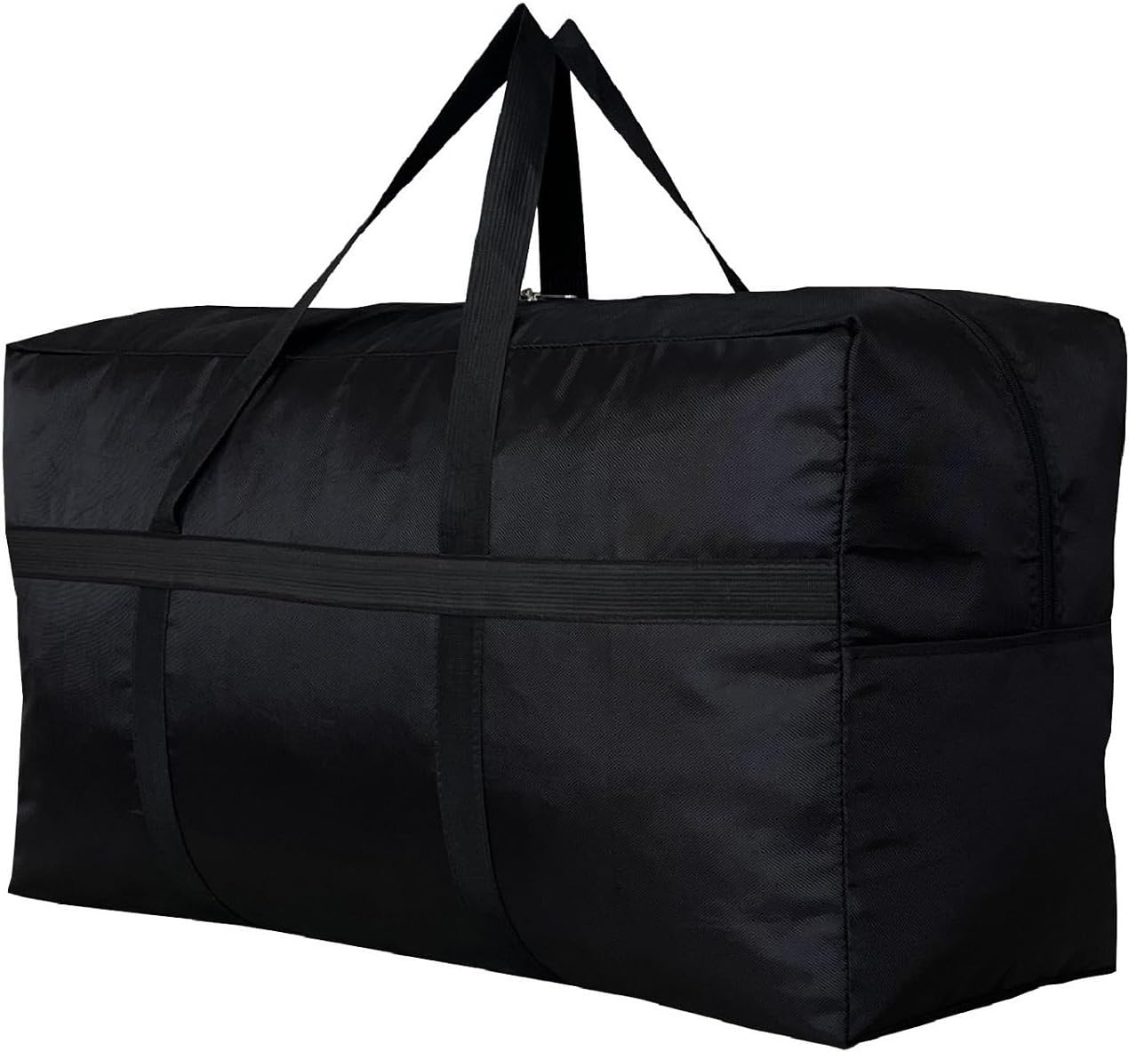 Extra Large Storage Duffle Bag for Travel, Black Oversized Giant Big Traveling Duffle Bag - Image 1
