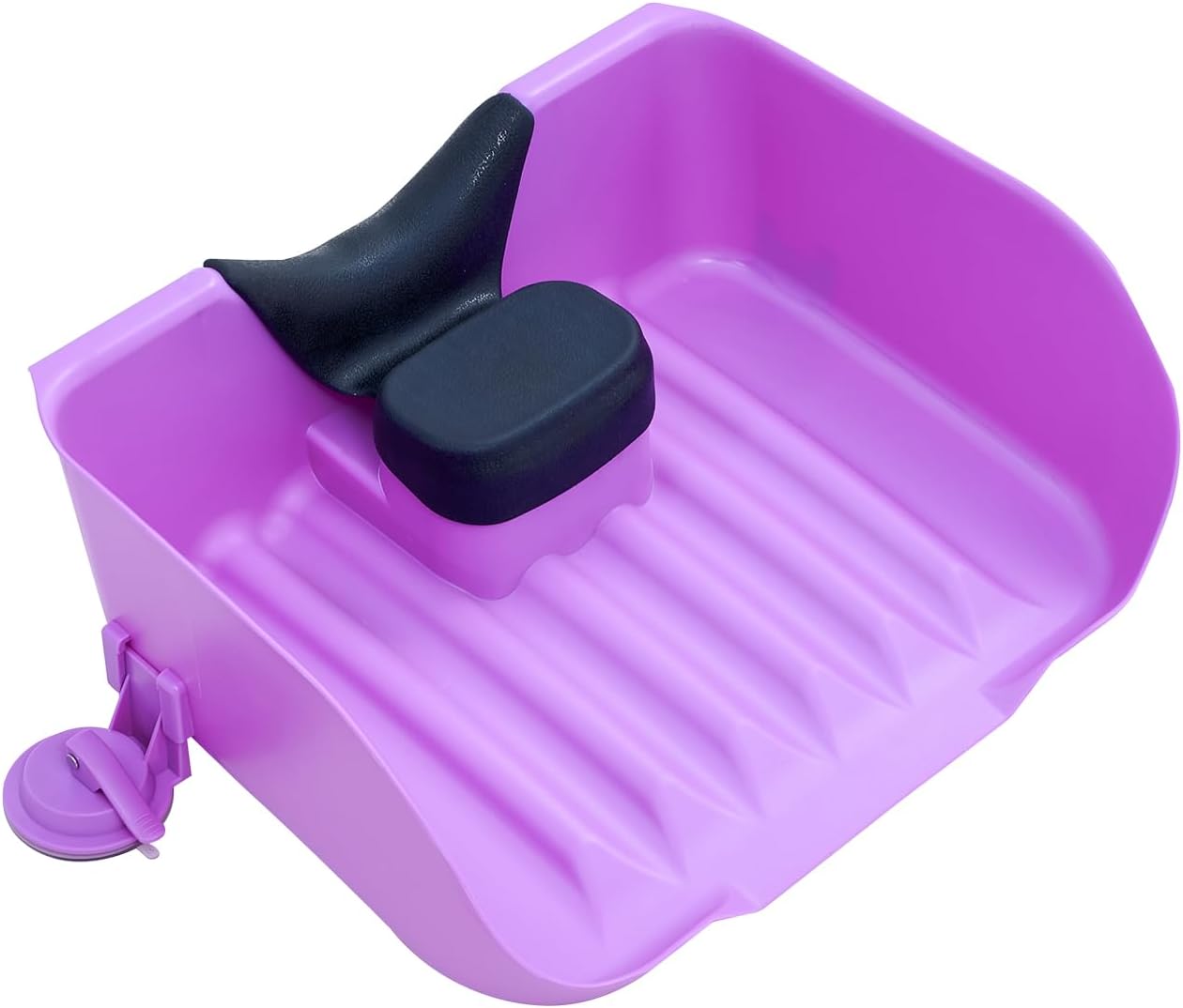 Portable Shampoo Basin for Kids, Baby, Children,Tear Free Hair Washing Basin Tray at Home (Purple) - Image 1