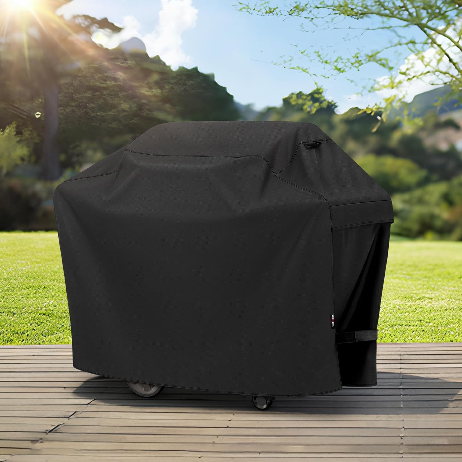 Heavy Duty Waterproof Barbecue Gas Grill Cover, 65-inch BBQ Cover, Special Fade and UV Resistant Material, Durable and Convenient, Fits Grills of Weber Char-Broil Nexgrill Brinkmann and More - Image 8