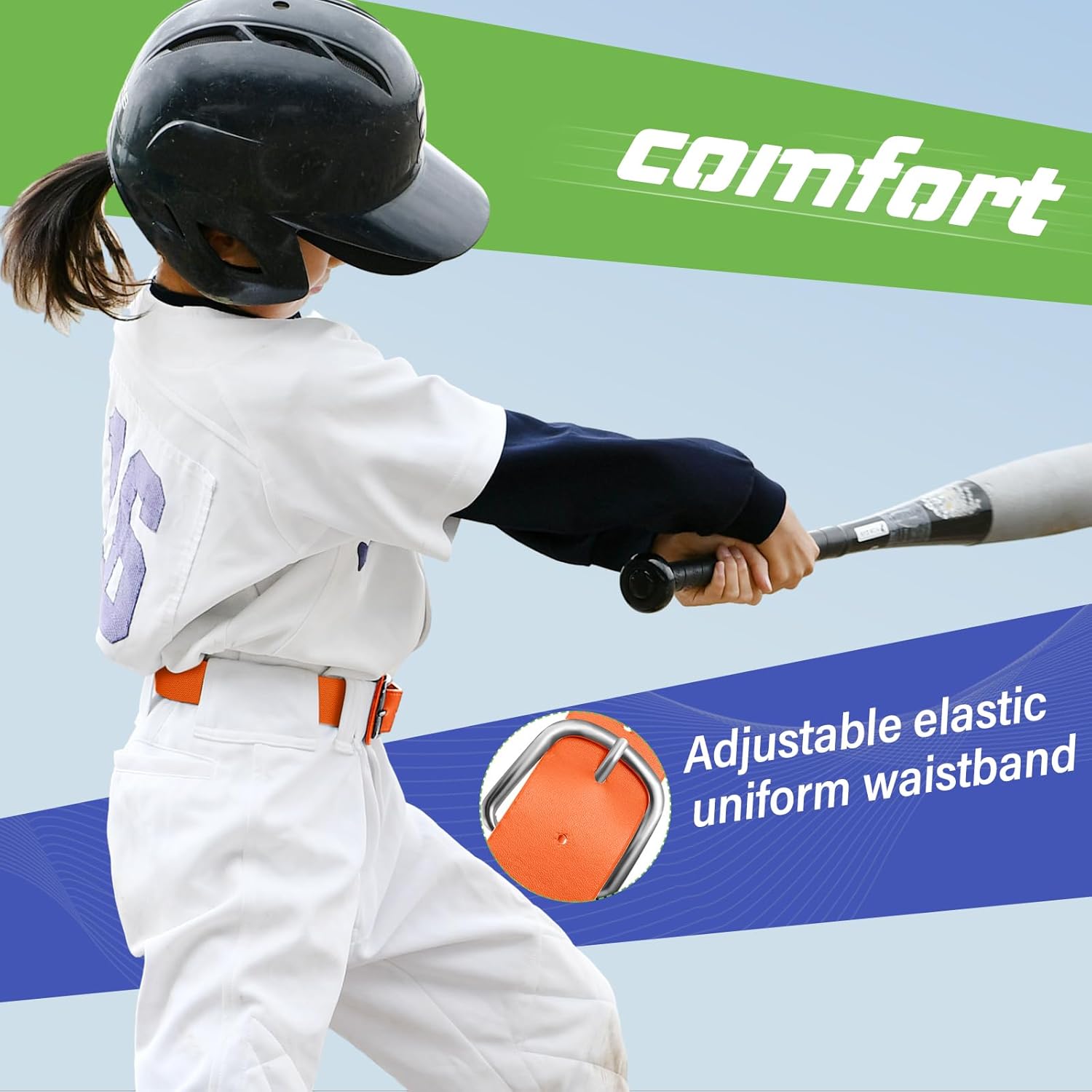 12 Pcs Baseball Belts Softball Belts Bulk for Adult and Youth Adjustable - Image 4