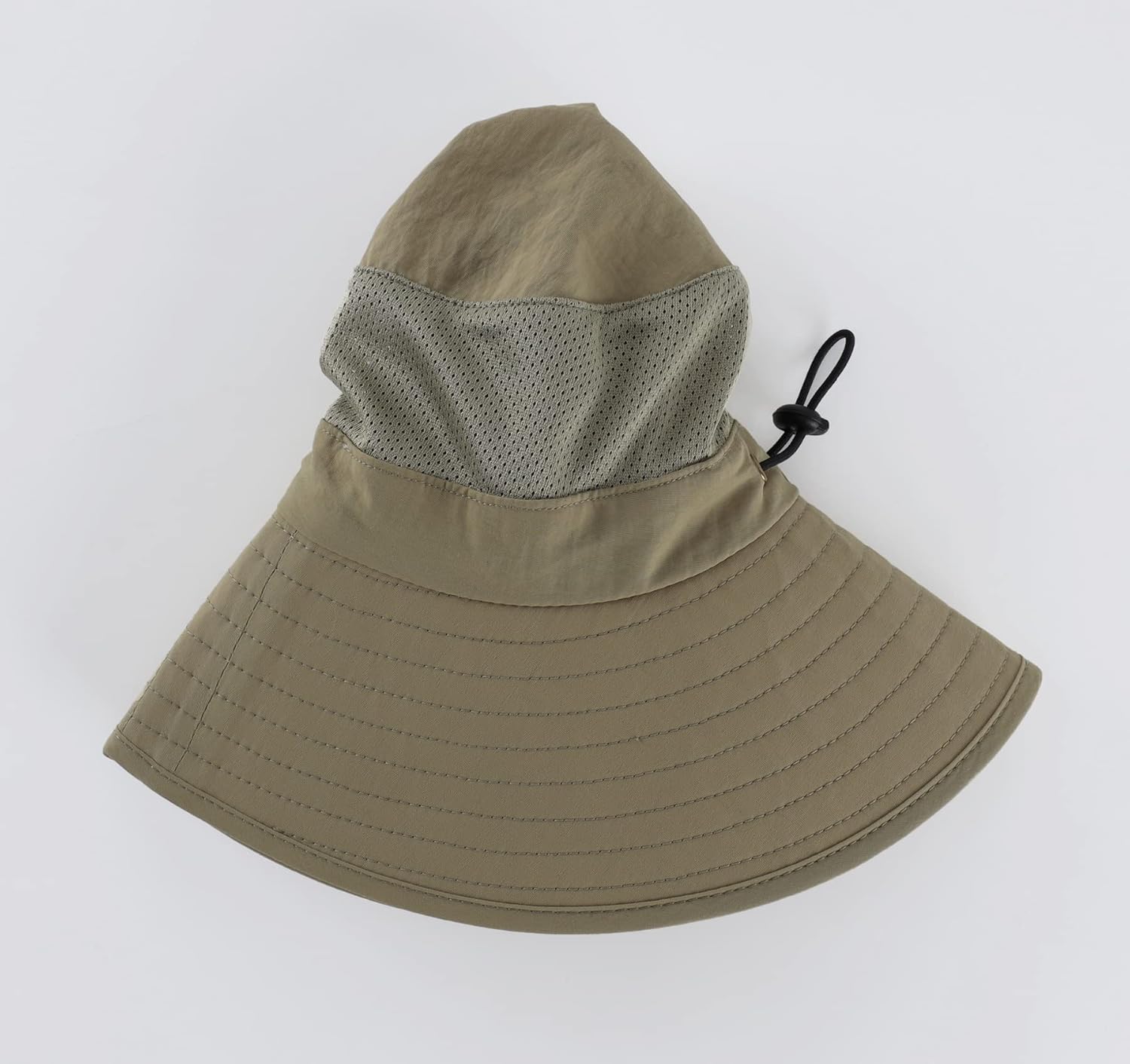Outdoor UPF50+ Mesh Sun Hat Wide Brim Fishing Hat with Neck Flap Sun Hat for Men Women - Image 8