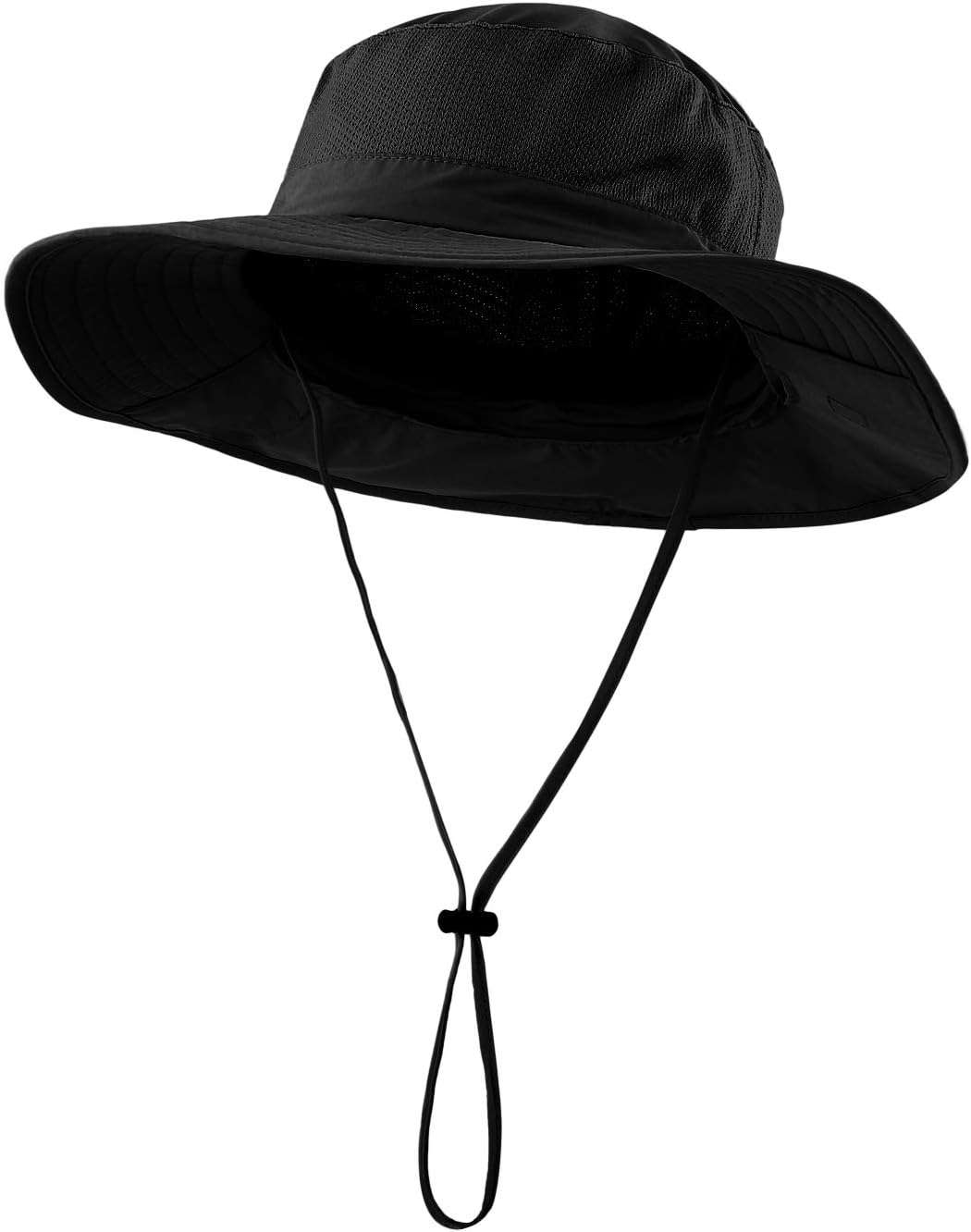 Outdoor UPF50+ Mesh Sun Hat Wide Brim Fishing Hat with Neck Flap Sun Hat for Men Women - Image 2