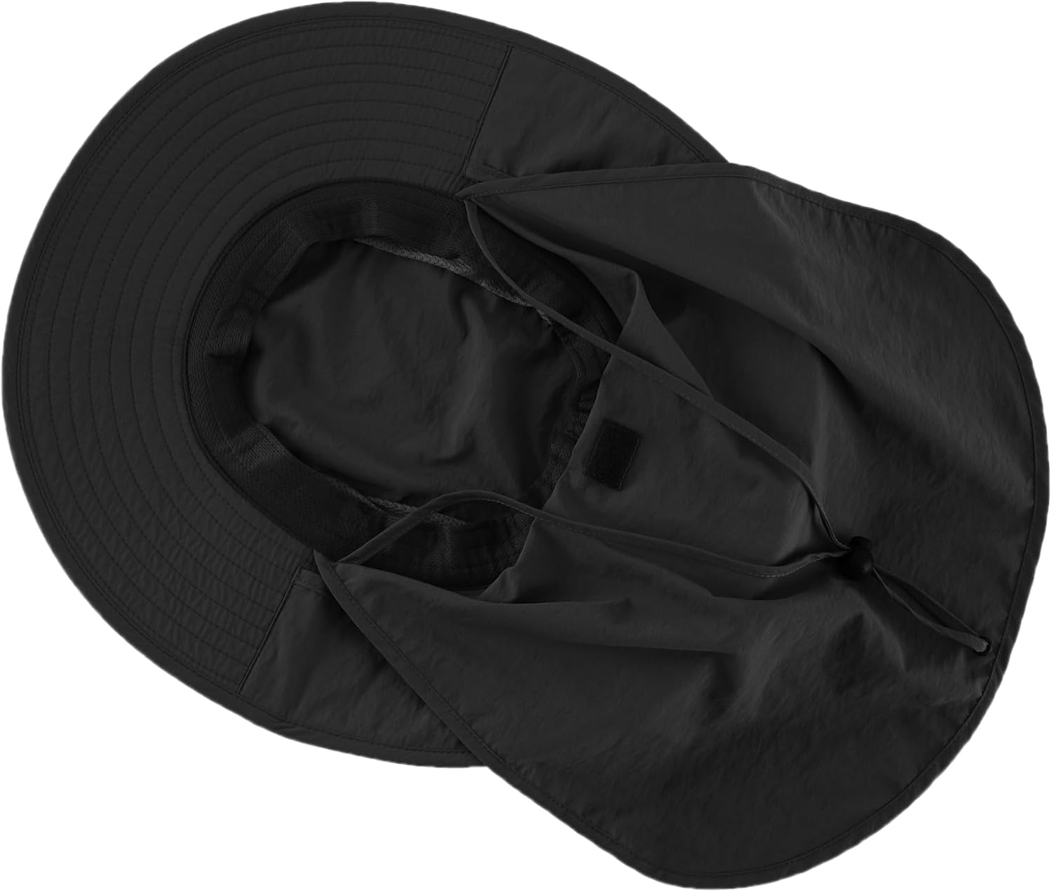 Outdoor UPF50+ Mesh Sun Hat Wide Brim Fishing Hat with Neck Flap Sun Hat for Men Women - Image 5