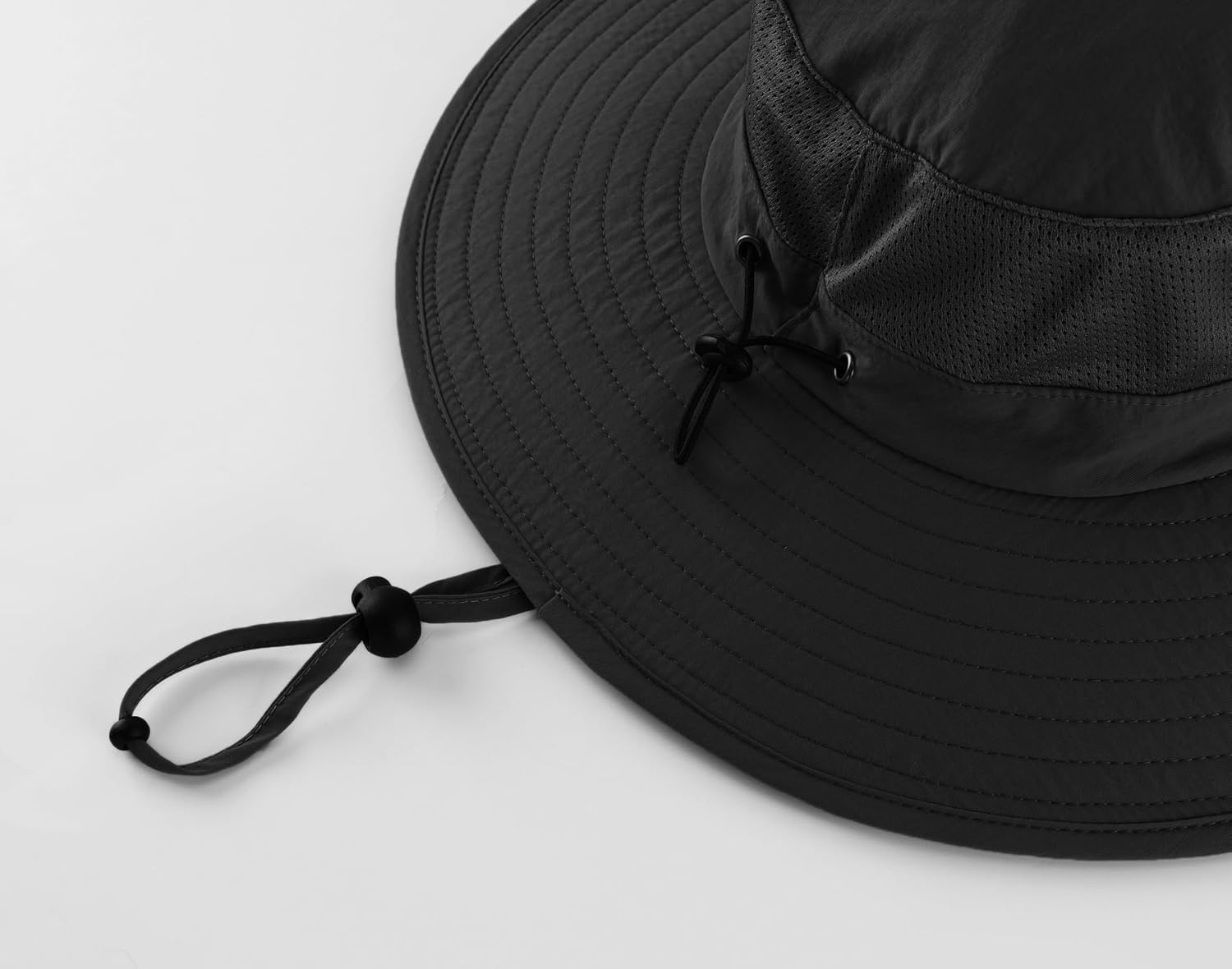 Outdoor UPF50+ Mesh Sun Hat Wide Brim Fishing Hat with Neck Flap Sun Hat for Men Women - Image 7