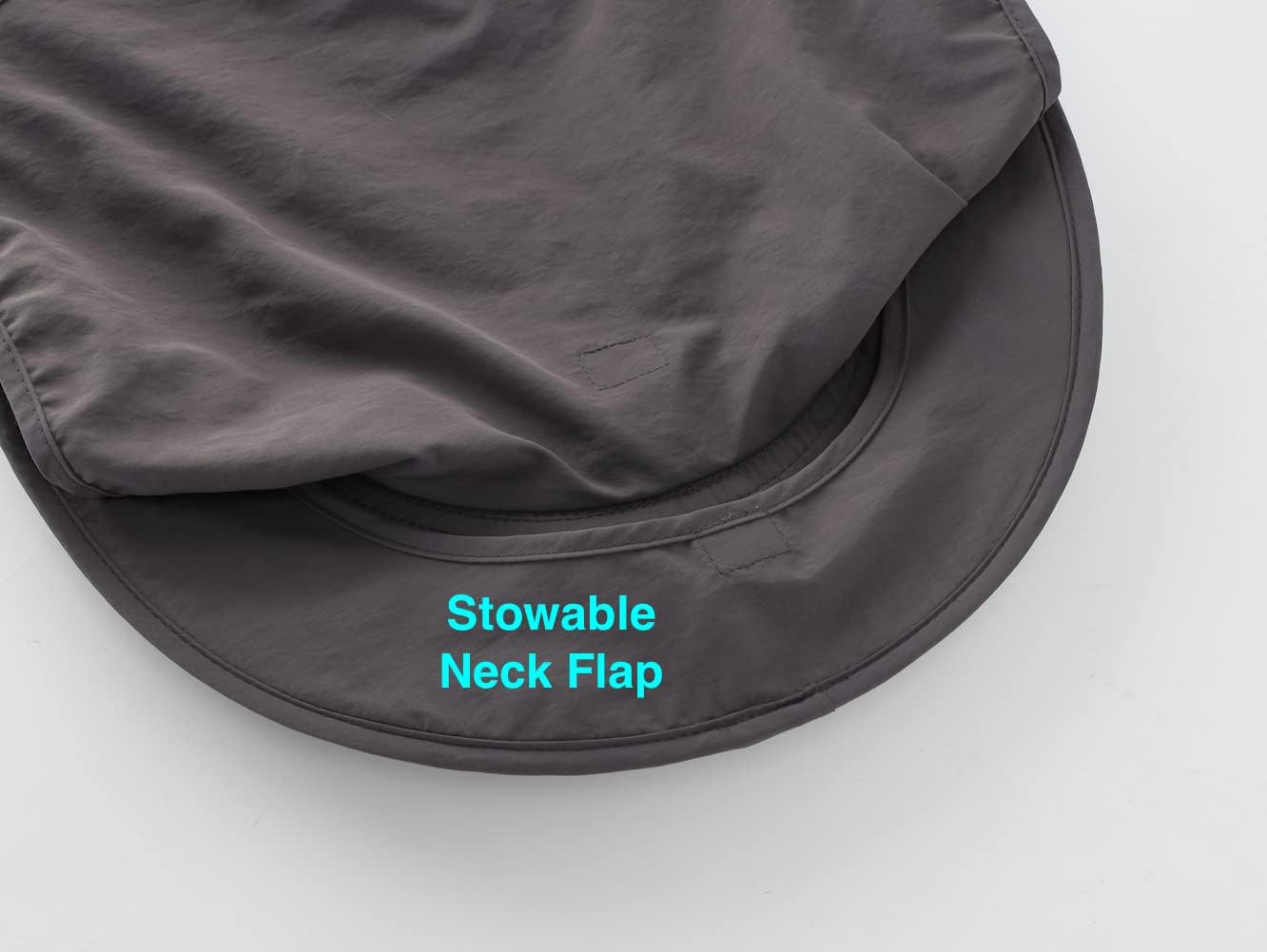 Outdoor UPF50+ Mesh Sun Hat Wide Brim Fishing Hat with Neck Flap Sun Hat for Men Women - Image 6