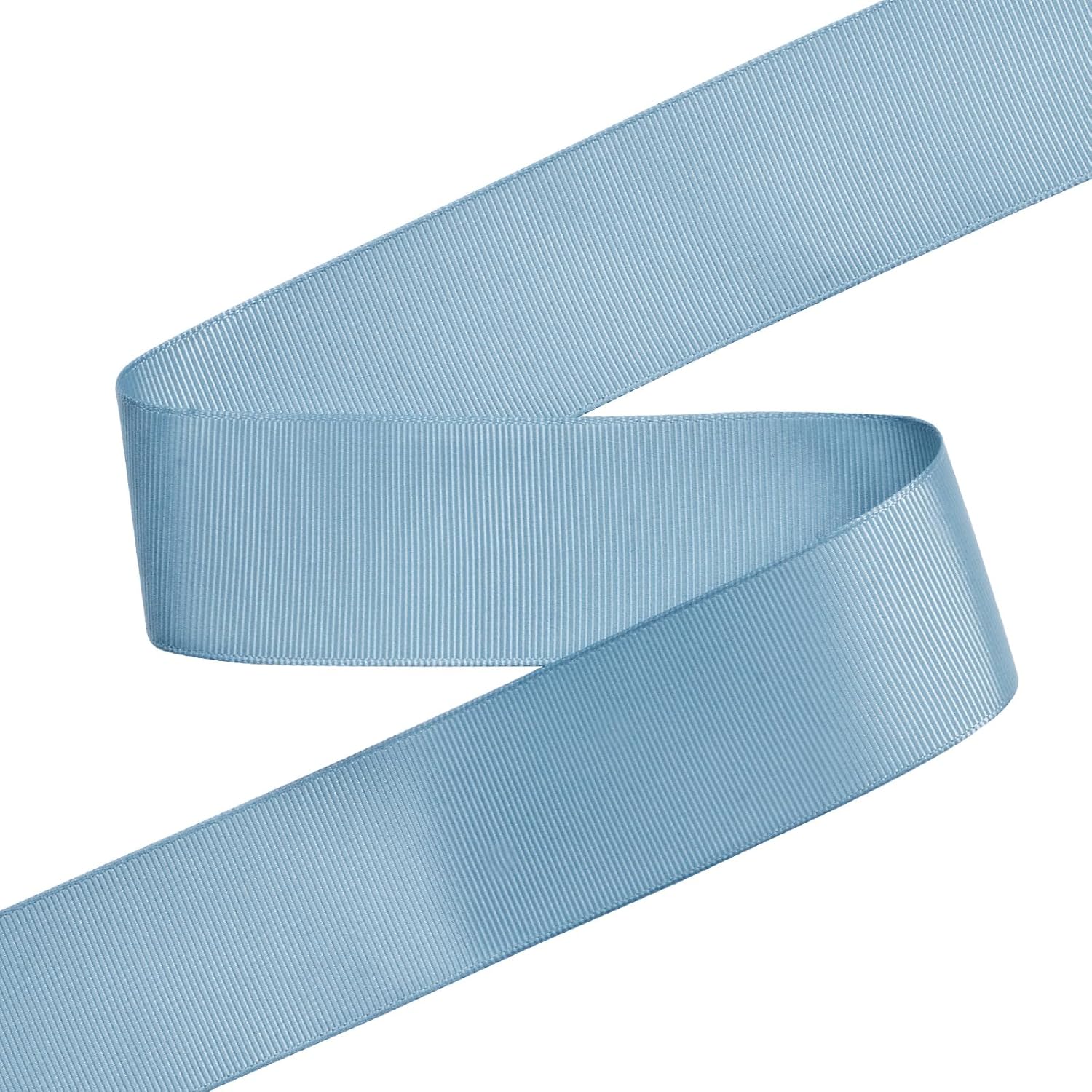 Dusty Blue Grosgrain Ribbon, 1 1/2 Inch 50 Yards, Great for Crafts Bows Flower Bouquet Wedding Home Decor Gift Wrapping - Image 2