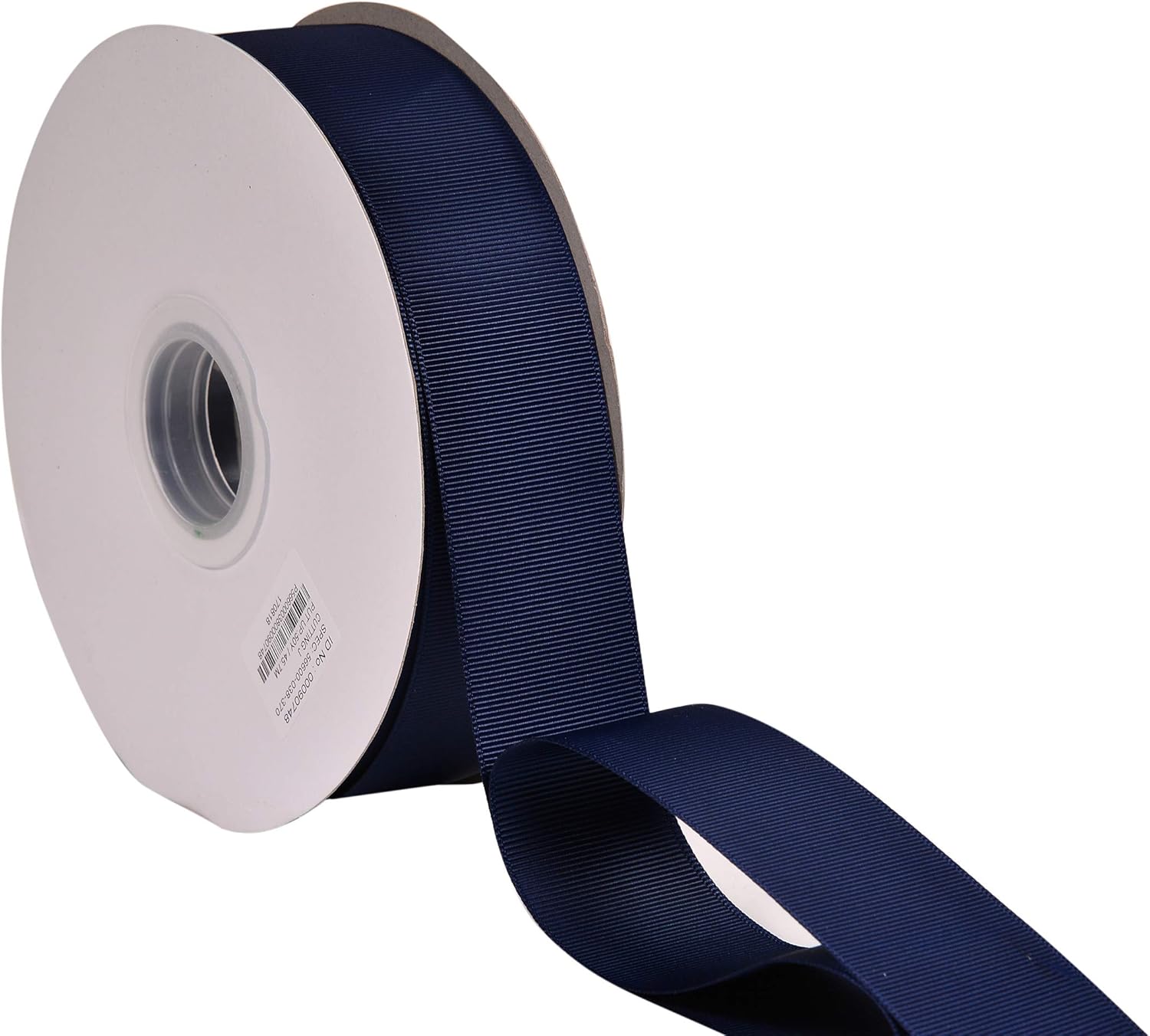 Navy Grosgrain Ribbon, 1 1/2 Inch 50 Yards, Great for Crafts Bows Flower Bouquet Wedding Home Decor Gift Wrapping - Image 2
