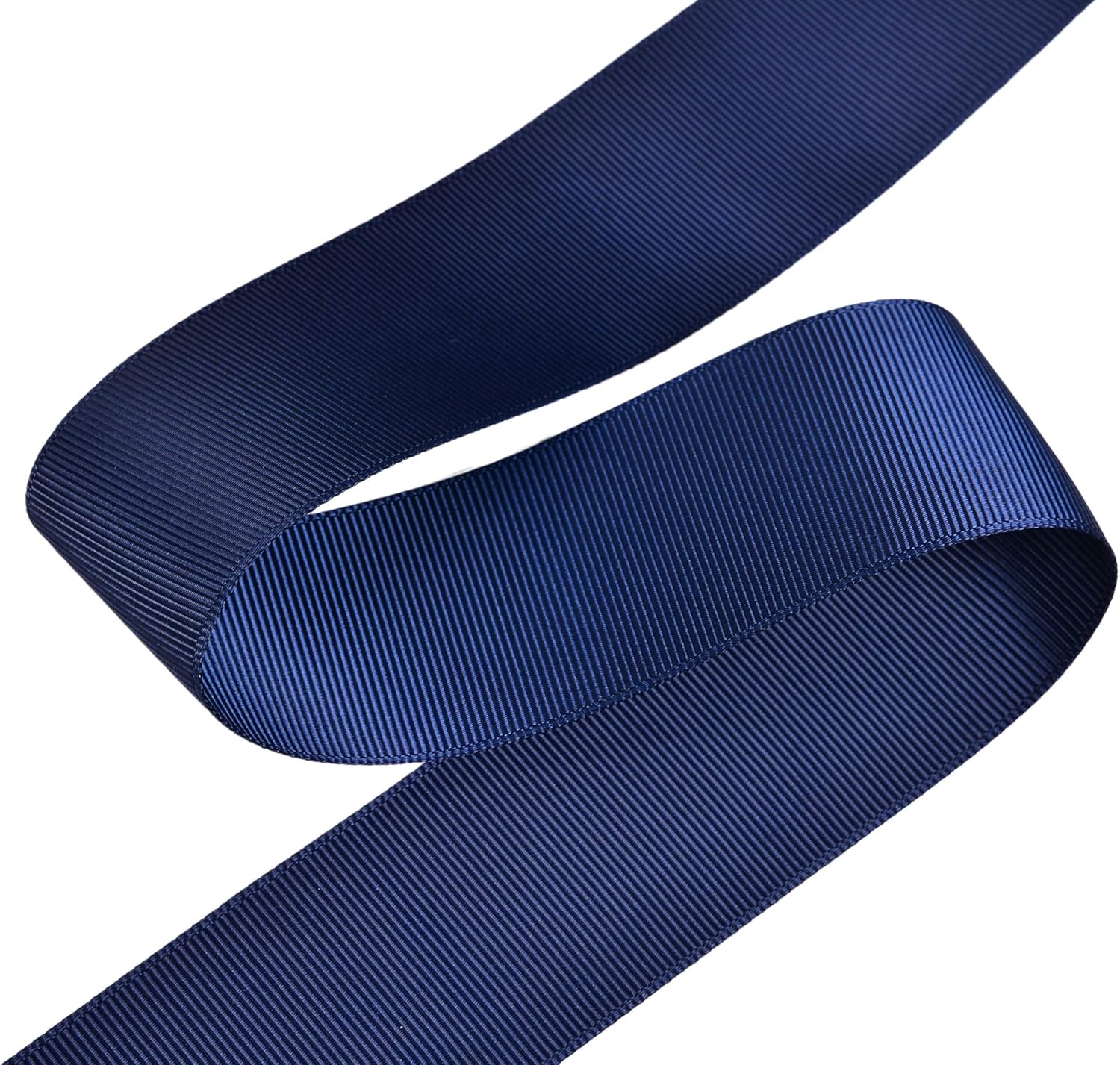 Navy Grosgrain Ribbon, 1 1/2 Inch 50 Yards, Great for Crafts Bows Flower Bouquet Wedding Home Decor Gift Wrapping - Image 4