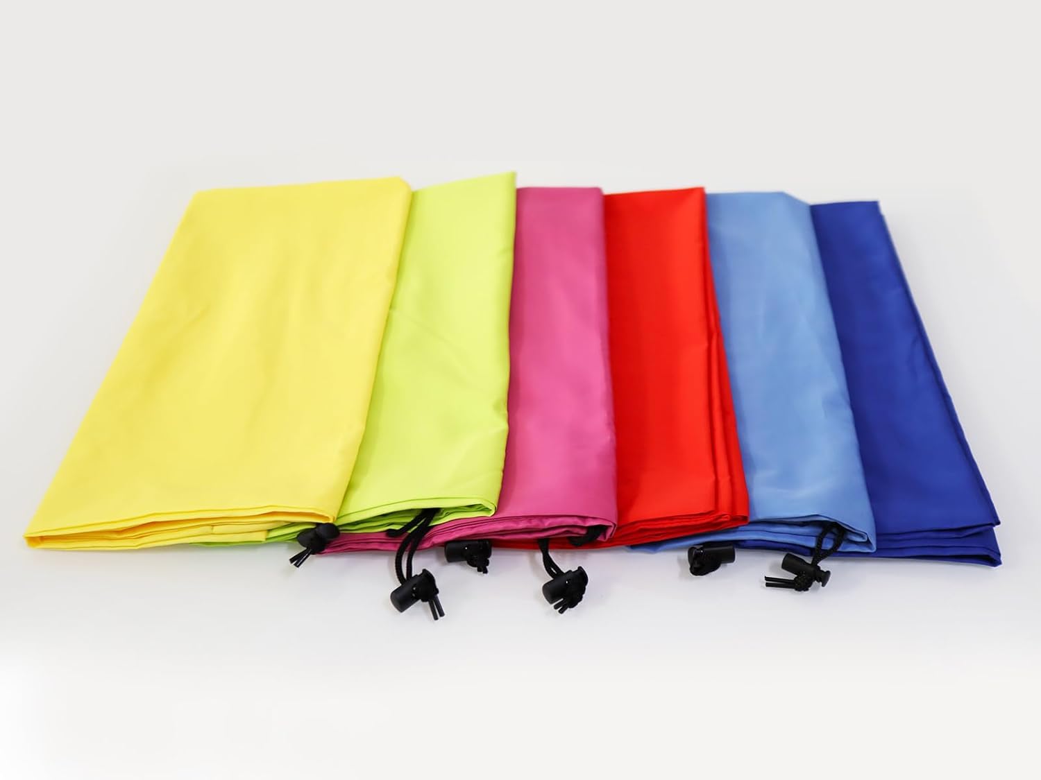Extra Large Laundry Bag 6 Pack, Varied Colors, Travel Laundry Bags with Drawstring Closure, 30