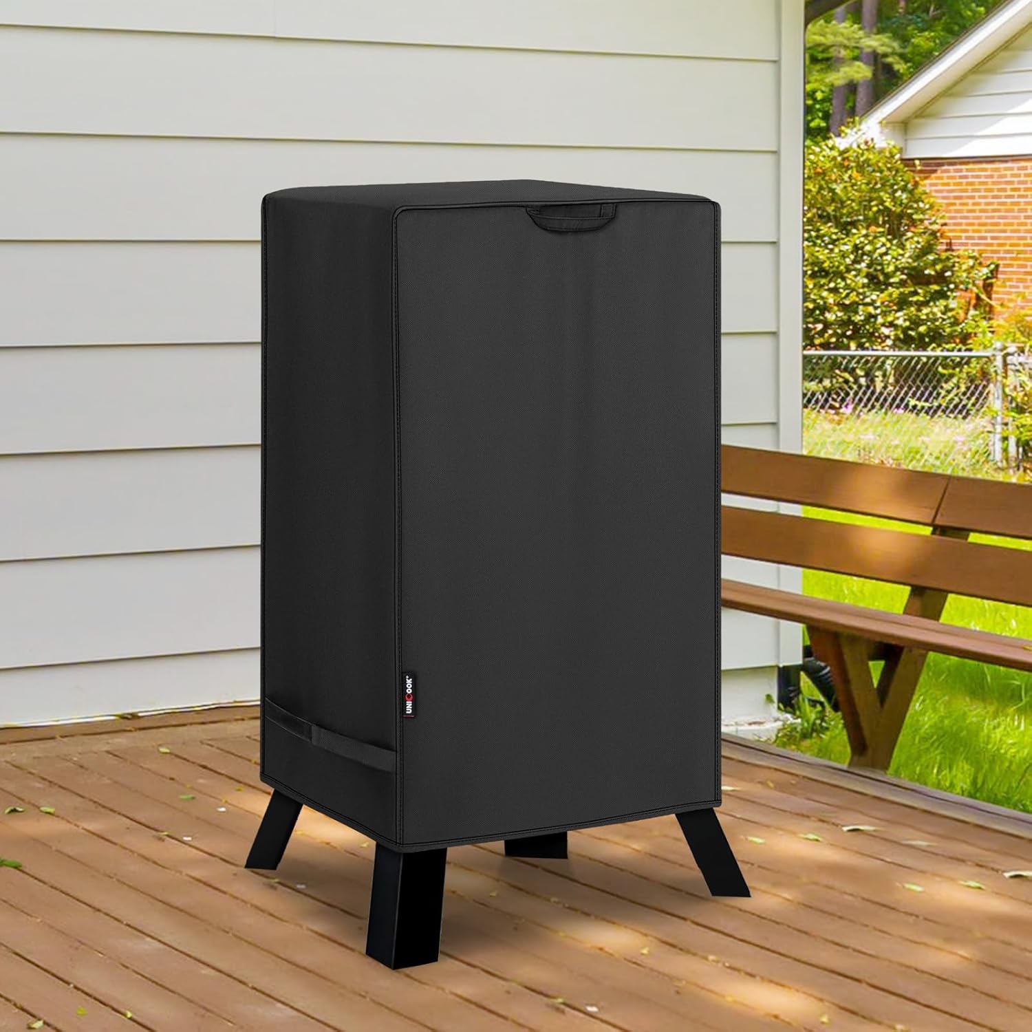 30 Inch Electric Smoker Cover for Masterbuilt, Heavy Duty Waterproof Vertical Smoker BBQ Grill Cover, All Weather Resistant, 18