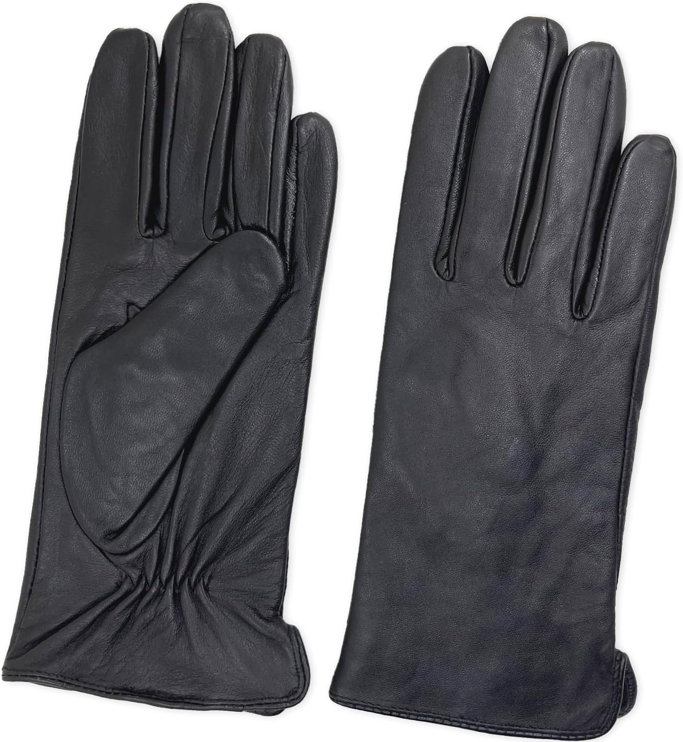 Luxury Italian Soft Leather Gloves for Women - Genuine SheepSkin Leather Women’s Cold Weather Gloves Cashmere Lined - Image 3
