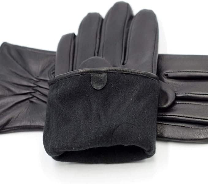 Luxury Italian Soft Leather Gloves for Women - Genuine SheepSkin Leather Women’s Cold Weather Gloves Cashmere Lined - Image 5