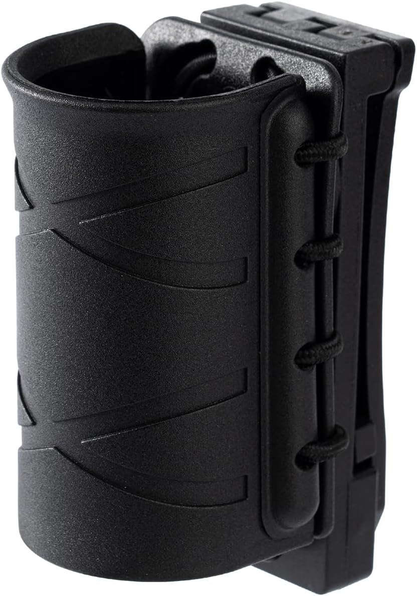 Open Top OC/Mace Spray Holster for Duty Belt/Vest Quick Release Pepper Spray Case MK3/MK4 Canister Holder Polymer Carrier Sheath for Law Enforcement Police Security Prison/Corrections Officer - Image 4